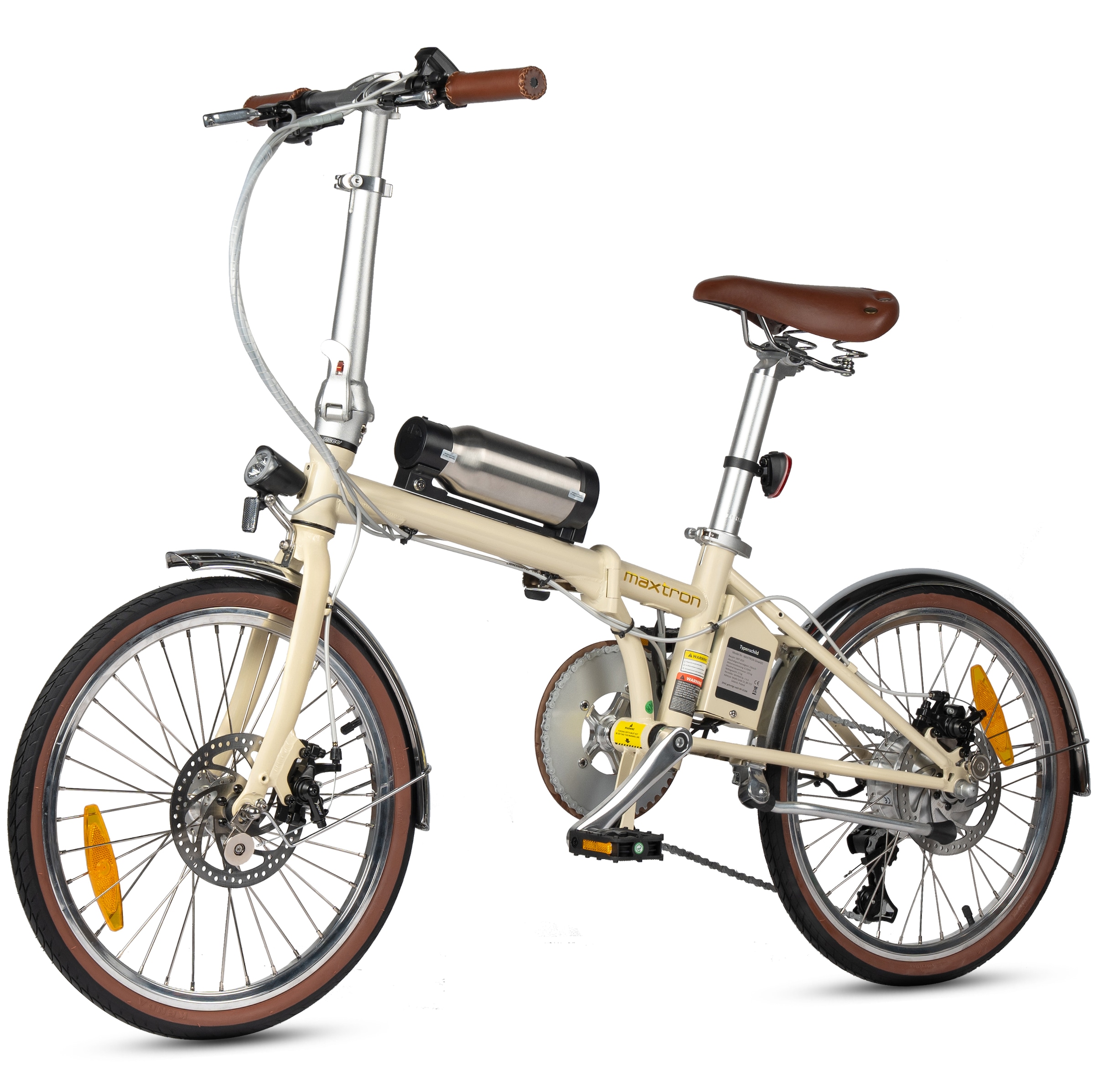 Maxtron »Smart 20, Klapprad« 3 Gang Shimano Tourney Schaltwerk Kettenschaltung Heckmotor 250 W Kompakt und platzsparend für Alltag