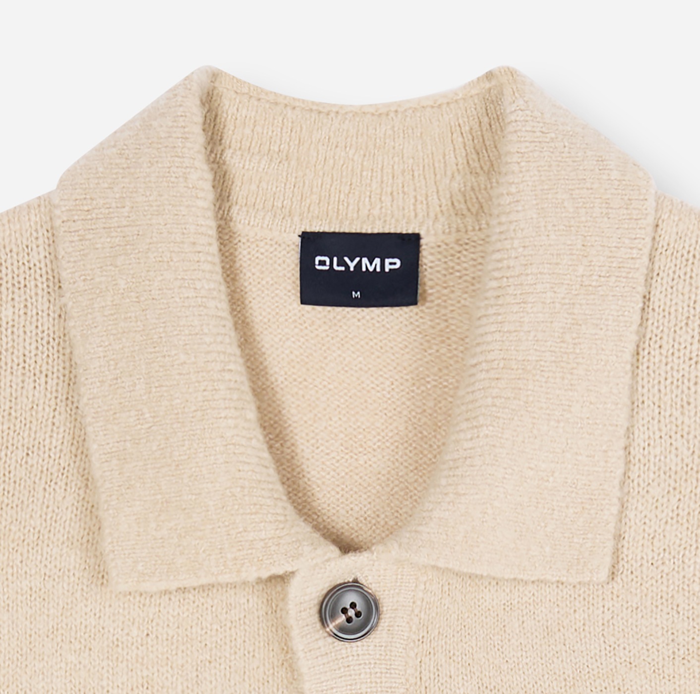 OLYMP Strickjacke »Casual« mit Woll-Anteil, Overshirt, Regular fit
