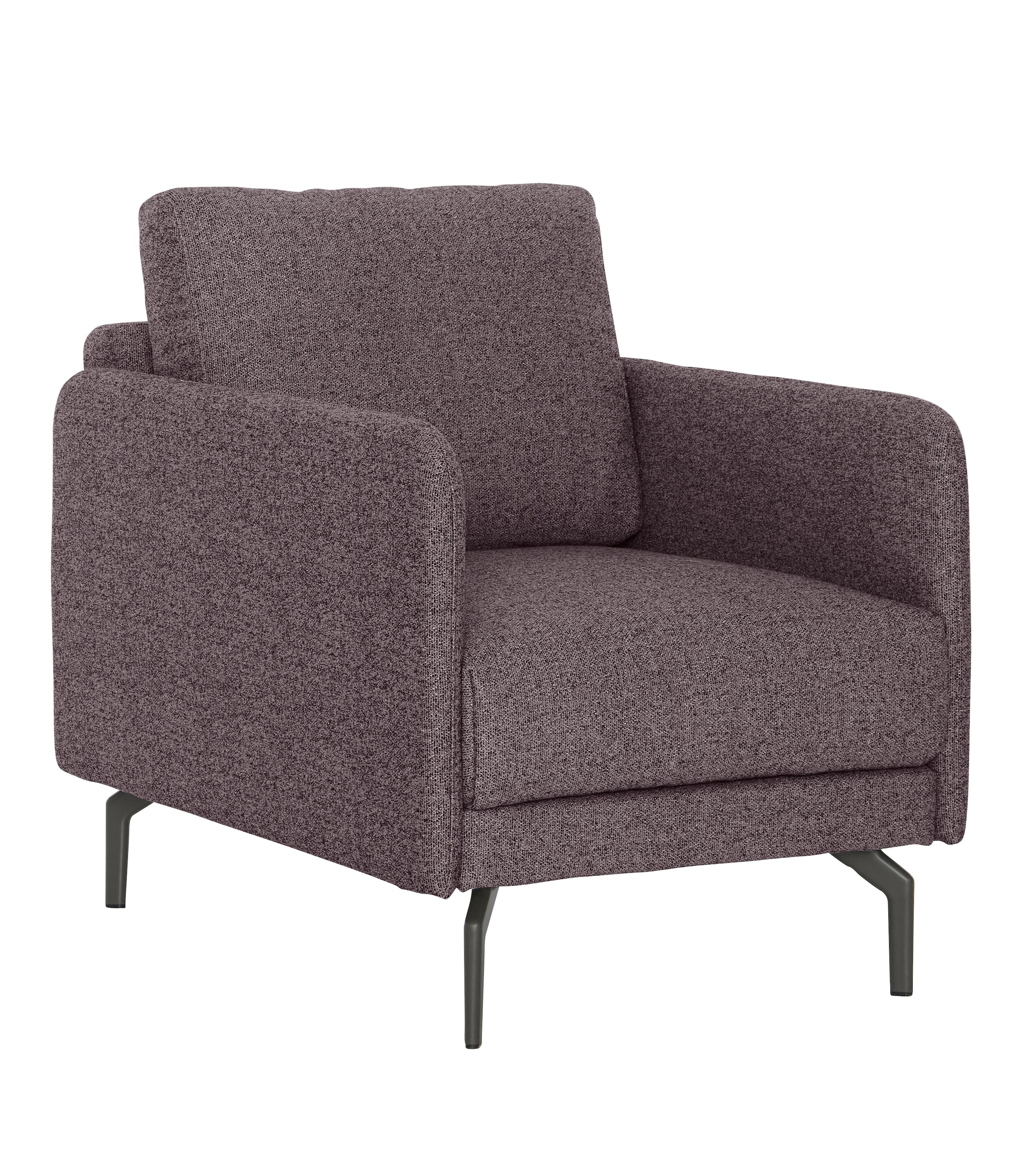 hülsta sofa Sessel schmal, Umbragrau 70 »hs.450«, auf cm, sehr bestellen Alugussfuß Raten Armlehne Breite