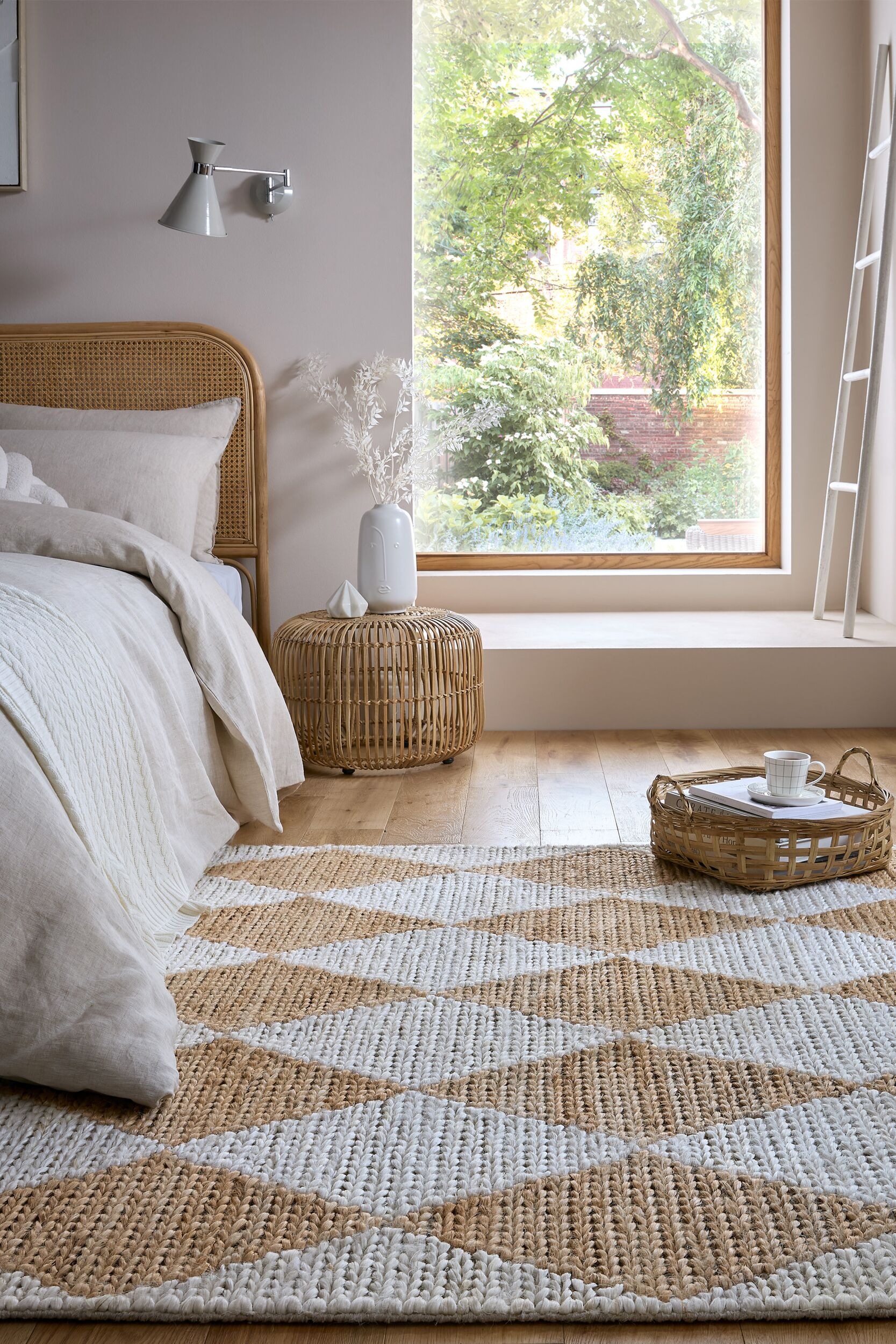 FLAIR RUGS Teppich »Effie Diamond«, rechteckig, 5 mm Höhe, handgeknüpft günstig online kaufen