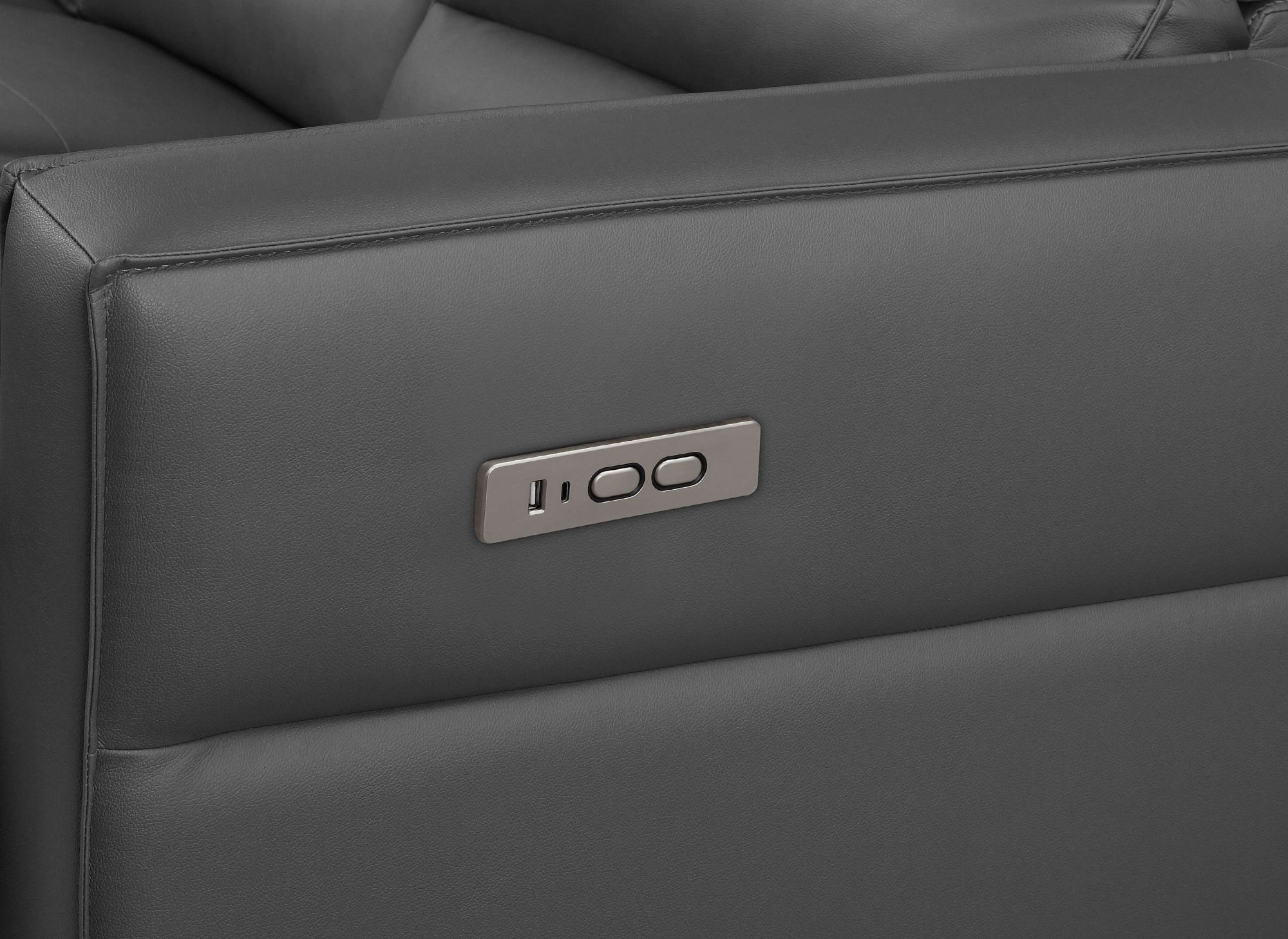 Places of Style Ecksofa »Carpari, L-Form, 263 cm, manuelle o. elektrische Relaxfunktion,«, USB A/C und Kopfteilverstellg