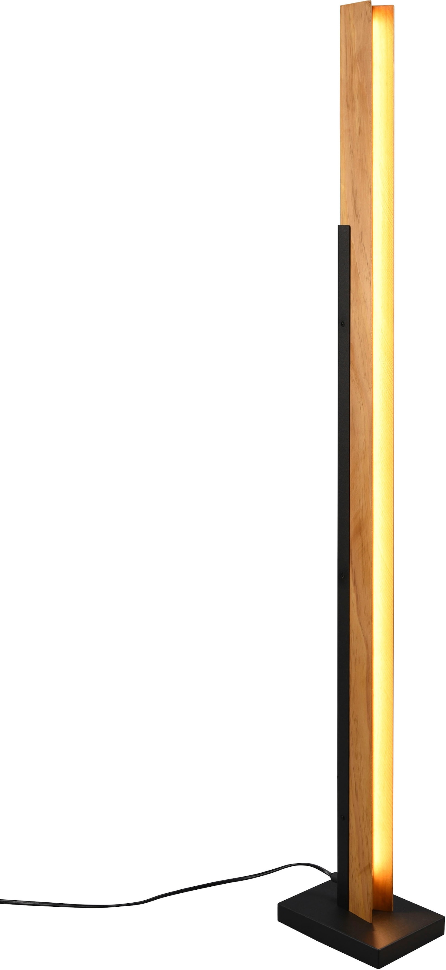 TRIO Leuchten LED Stehlampe »Kerala«, 1 flammig, Leuchtmittel LED-Board | LED fest integriert, Stehleuchte Wohnzimmer Höhe 120cm, Touchdimmer, LED warmweiß, 1950 Lm