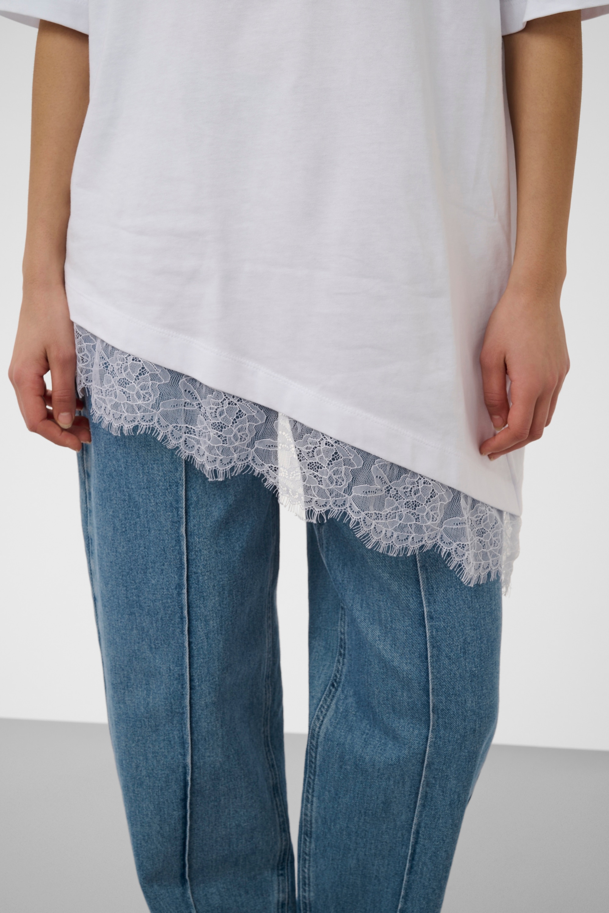 SOAKED IN LUXURY Longtop »T-shirt SLJina«