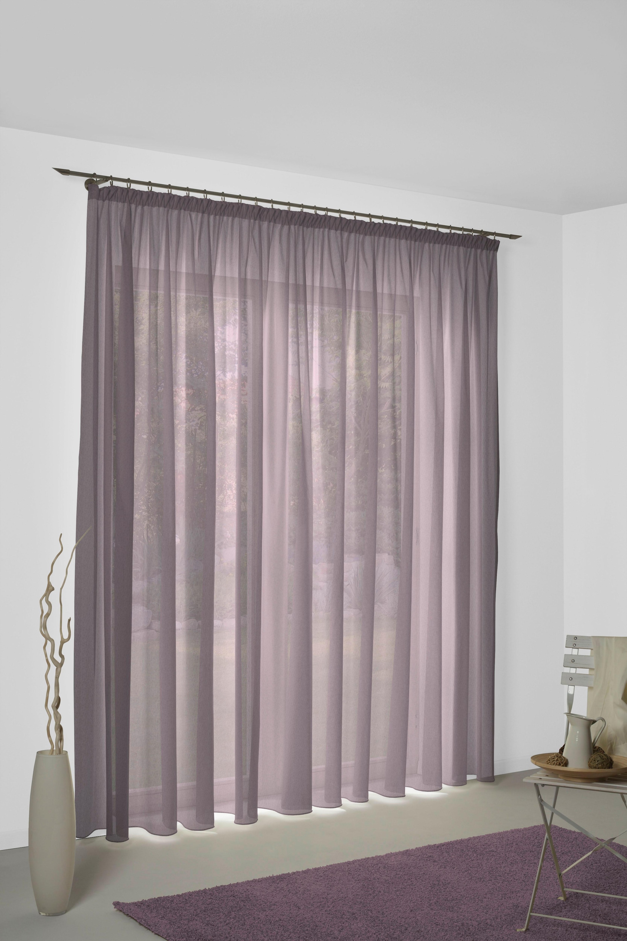 Wirth Vorhang »Sunday« Kräuselband 1 Stk. tlg. nach Maß günstig online kaufen