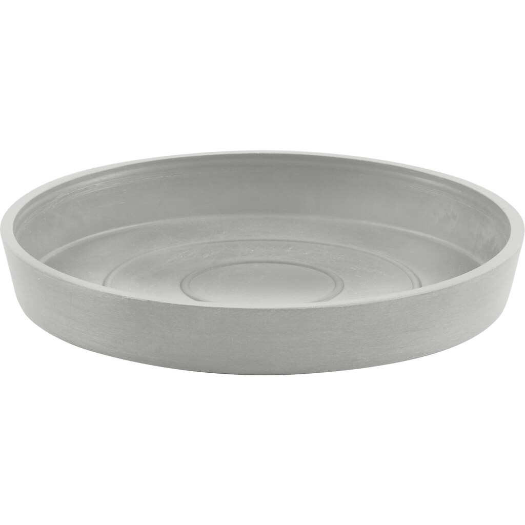 ECOPOTS Blumentopfuntersetzer »ROUND SAUCER White Grey«