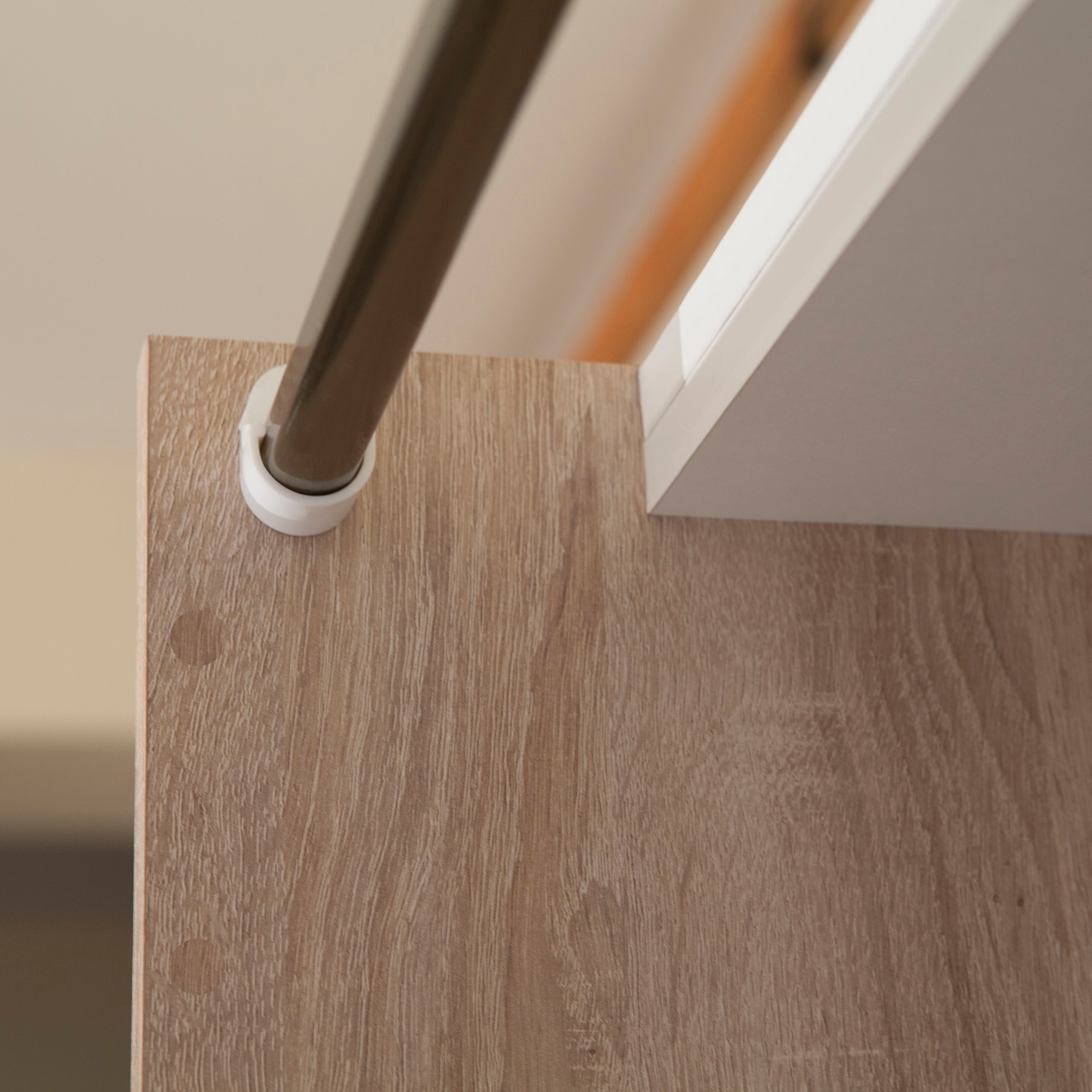 TemaHome Kleiderschrank »Tom«, ausziehbarer Kleiderschrank, Vorhang und viele Fächer, Höhe 181 cm