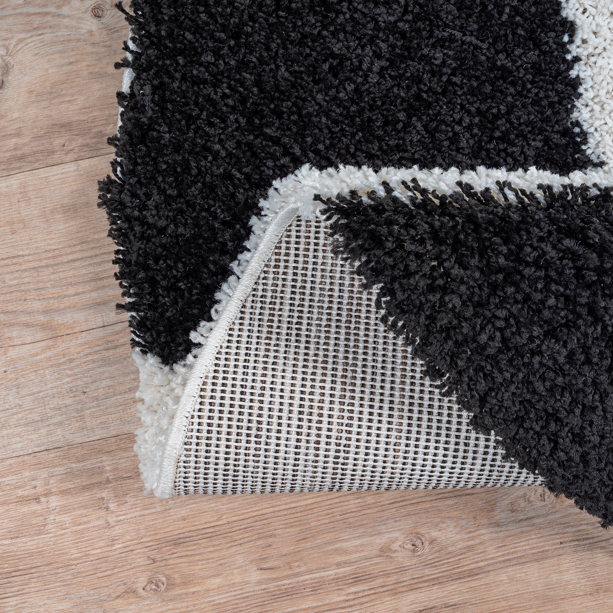 Sanat Hochflor-Teppich »Milano 1250«, rund, 30 mm Höhe, Hochflor, Wohnzimmer, Schlafzimmer, fussbodenheizungsgeeignet