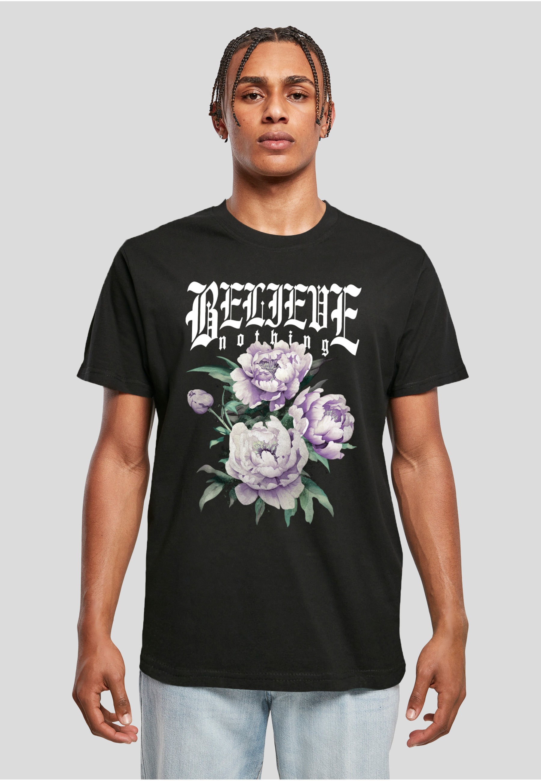 MisterTee T-Shirt »MisterTee Herren Believe Nothing Tee« 1 Stk.