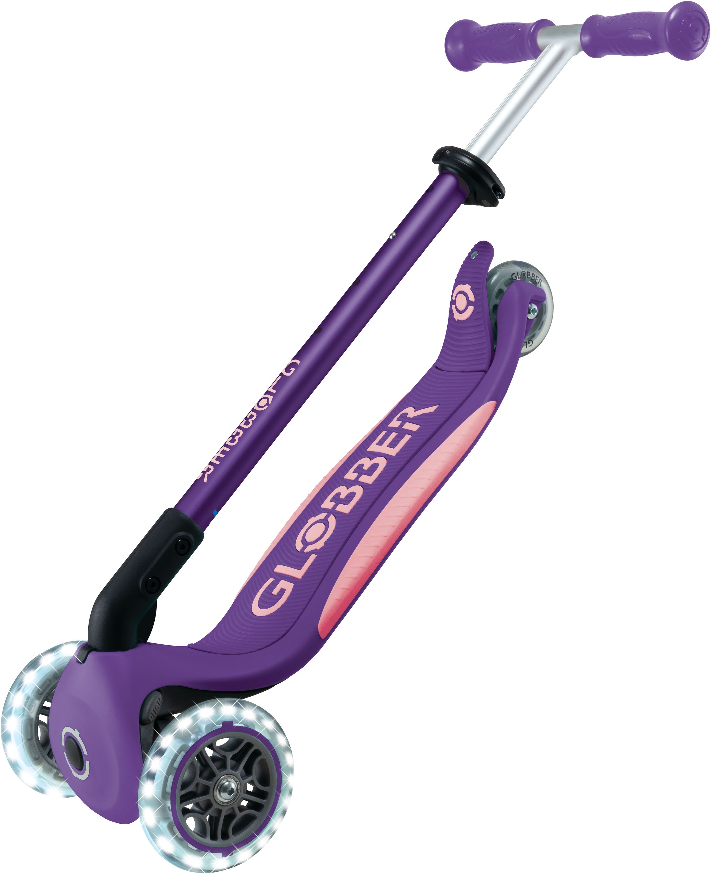 Globber Tretroller »GLOBBER ELITE LIGHTS, mit Leuchtrollen«