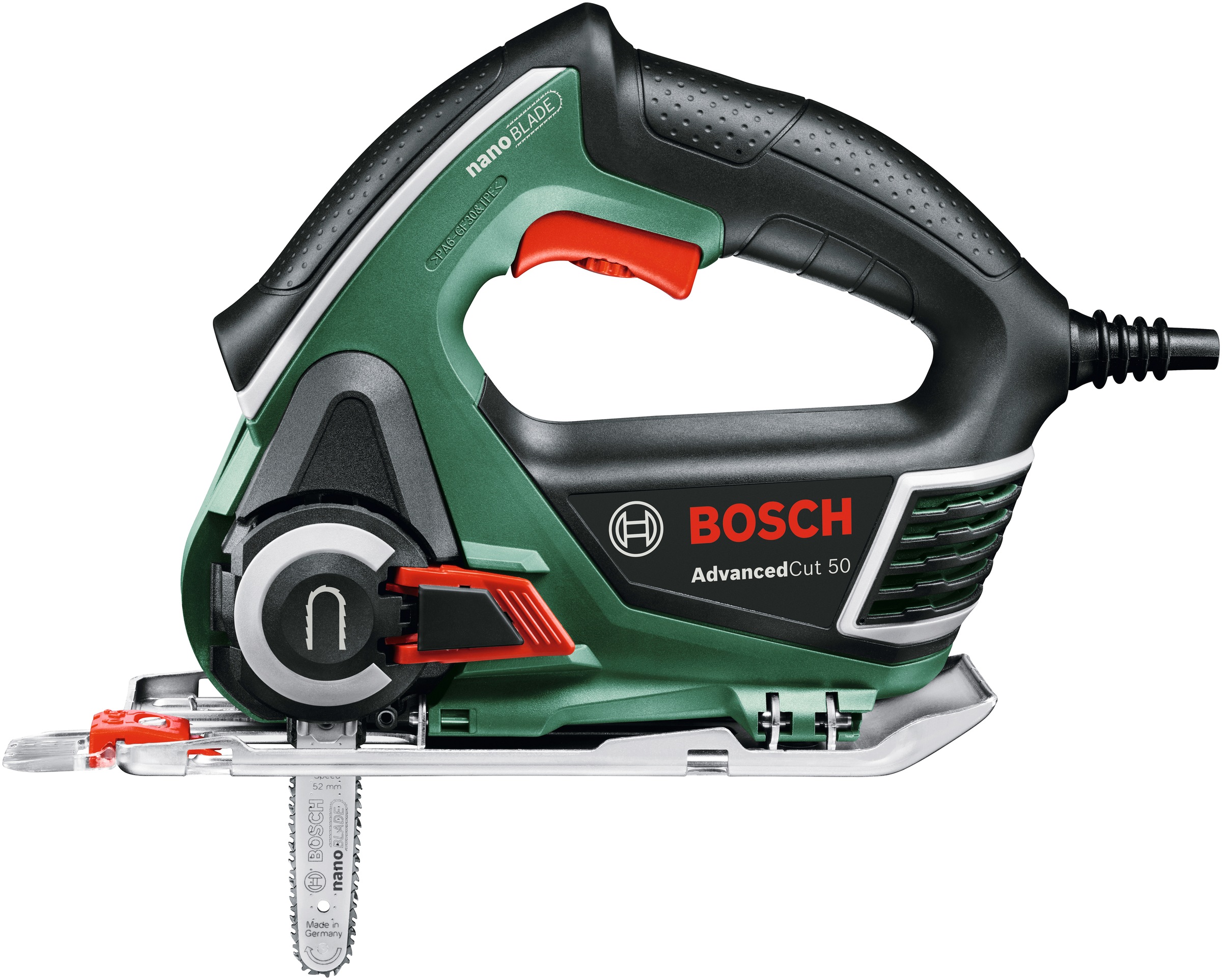 Bosch Home & Garden Multifunktionssäge »AdvancedCut 50 nanoBLADE-Säge«, (Set), 500 W, inkl. Zubehör