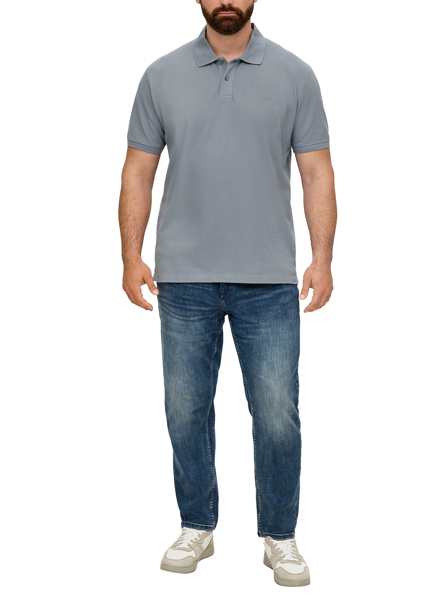 s.Oliver Men Big Sizes Poloshirt Kurzarm-Polo aus Baumwolle - Große Größen