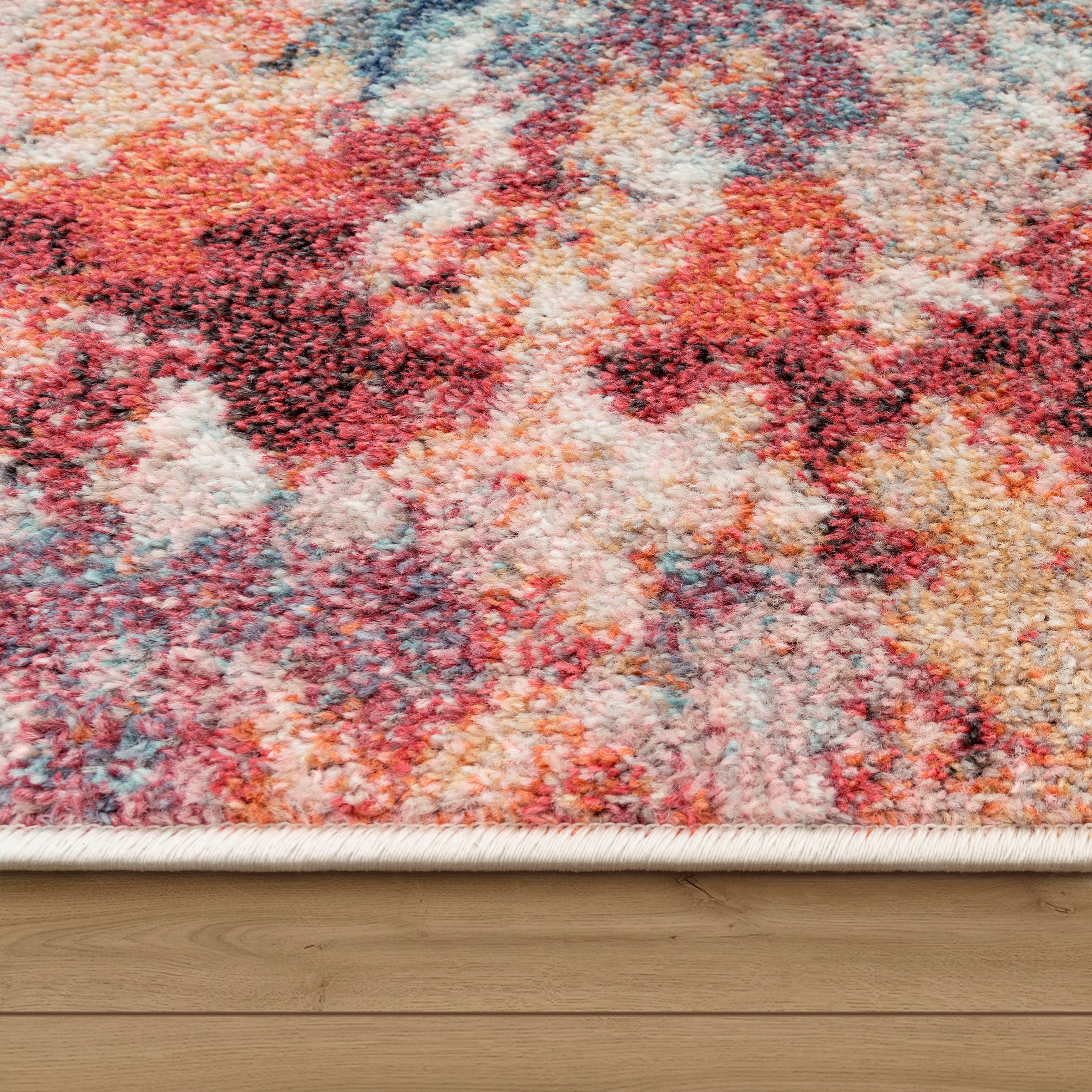 Paco Home Teppich »Ryan 932«, rechteckig, 12 mm Höhe, Kurzflor, modernes abstraktes Design, Wohnzimmer, Schlafzimmer