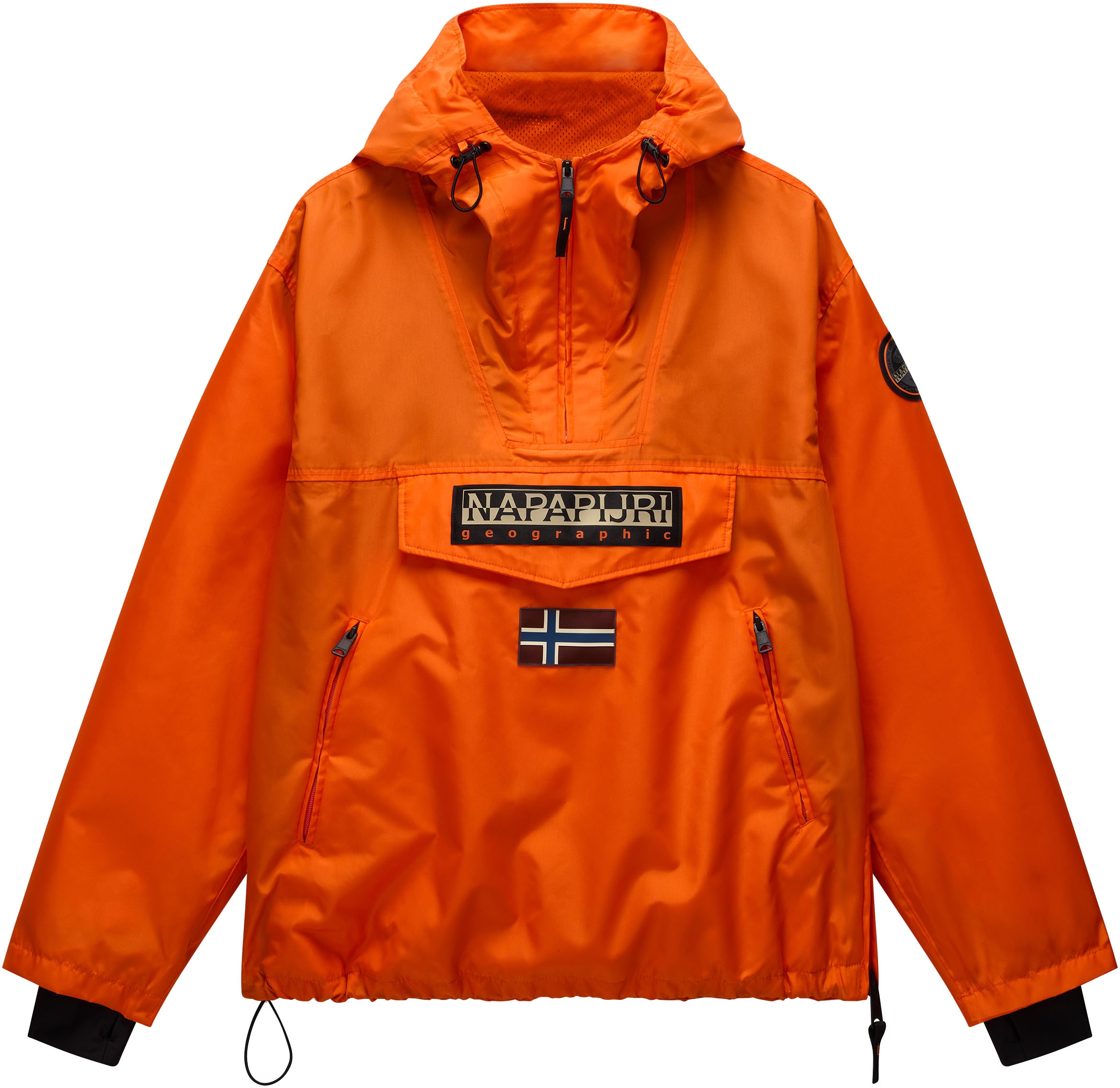 Napapijri Funktionsjacke »RAINFOREST NEXT SUM«, mit Kapuze, Mit Rundhalsausschnitt; mit Kapuze