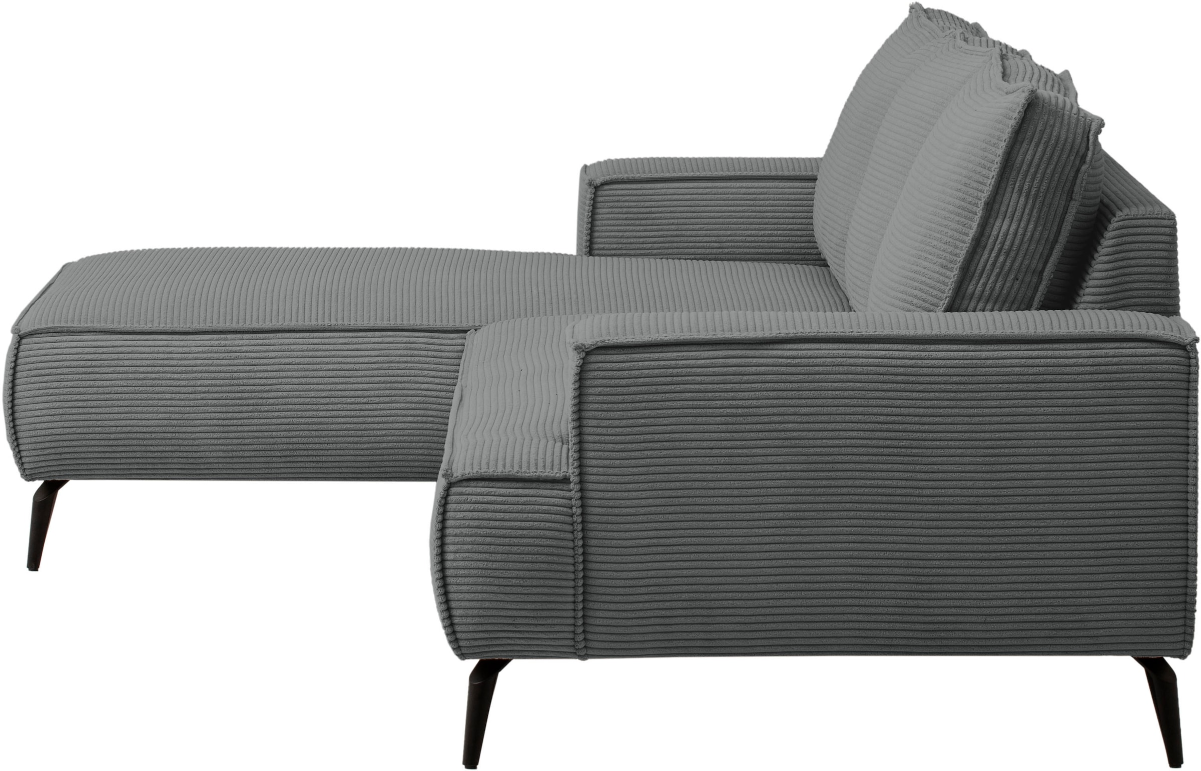 andas Sitzgruppe »TVINNU, Polsterecke L-Form, Schlaffunktion, mit Hocker«, (Set, 2 tlg.), stellbar zum Schlafsofa (Krokodilverbinder)