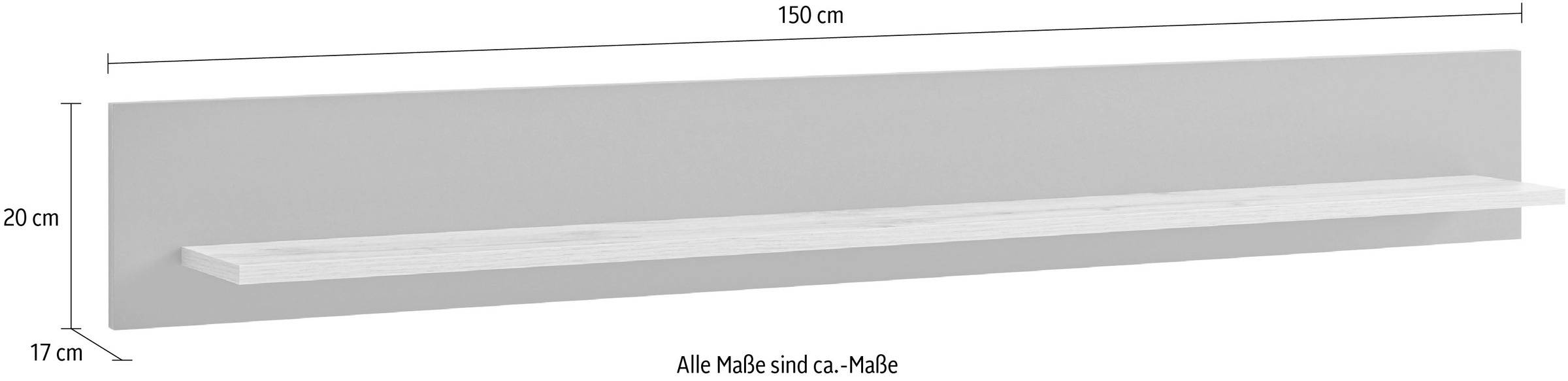 Home affaire Wandregal »Cambridge«, Breite ca. 150 cm