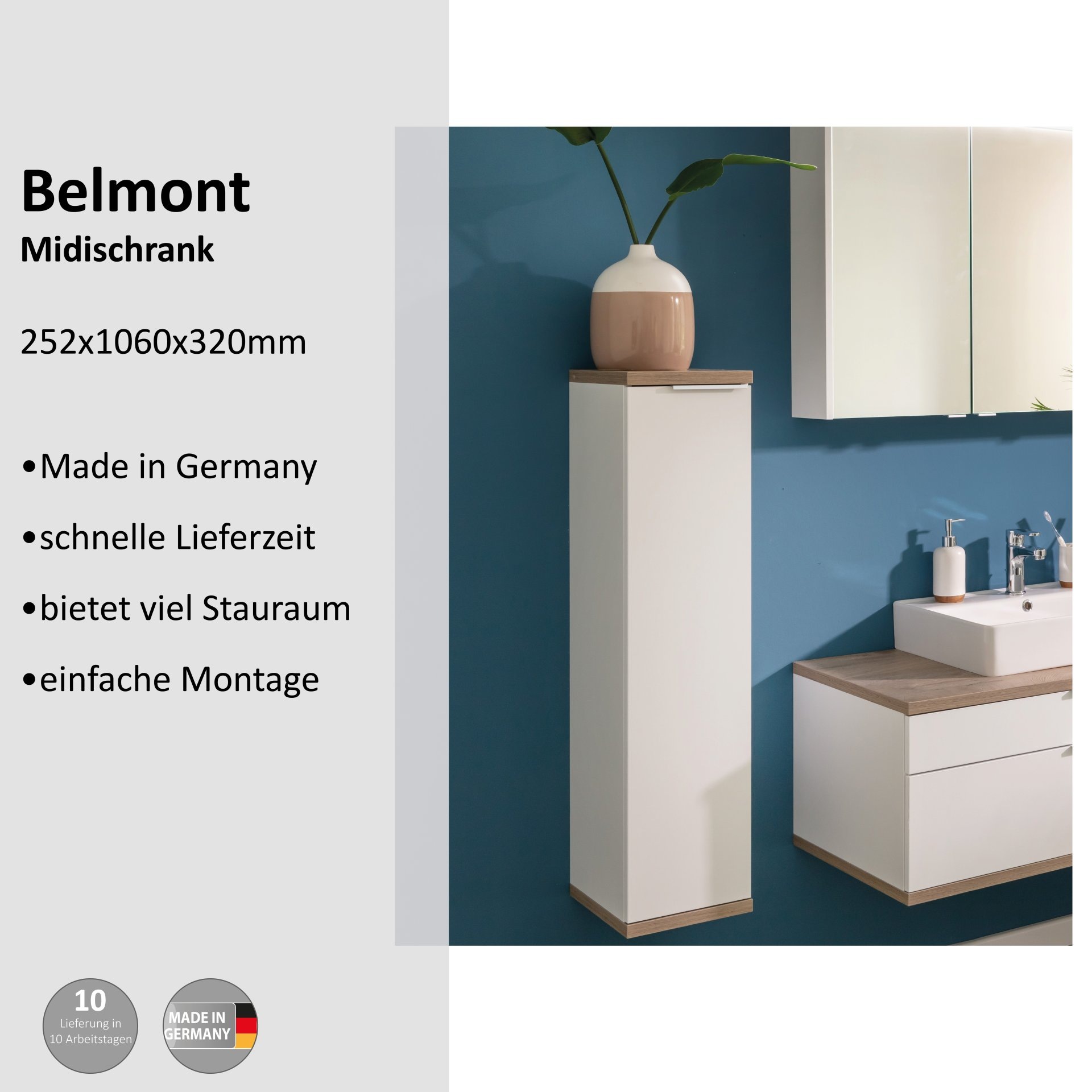 welltime Midischrank »Belmont«