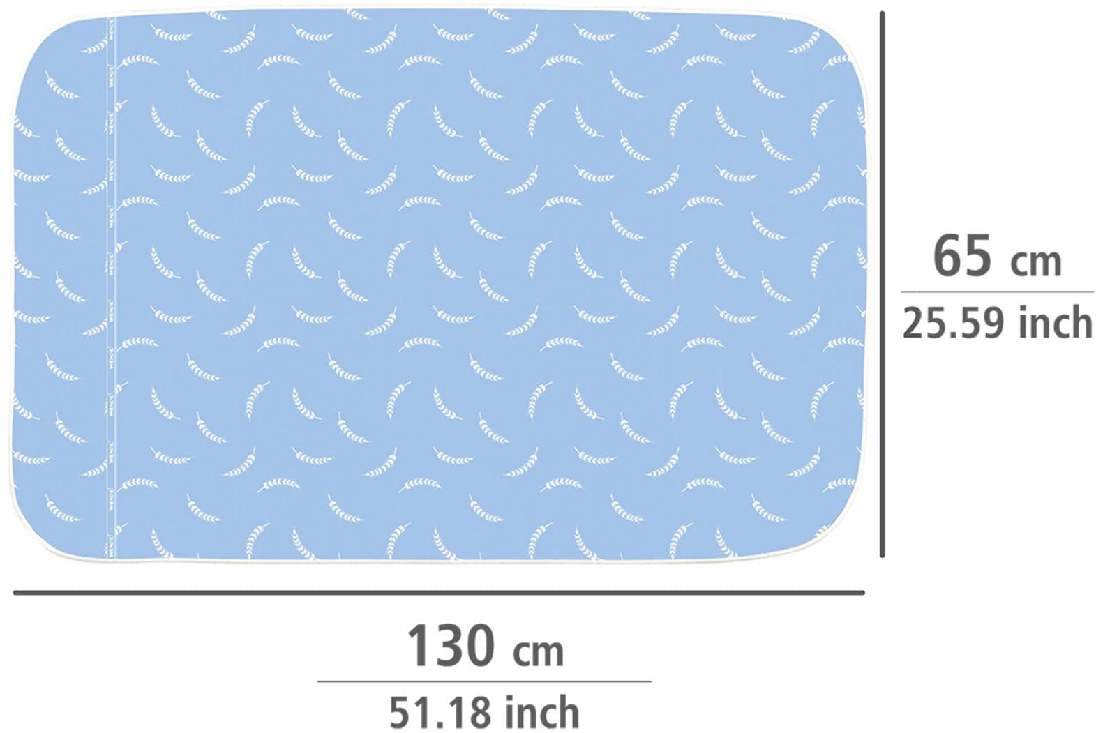 WENKO Bügeltuch »Modell Air Comfort« Tischbügeldecke, hitzereflektierende Bügelunterlage 130 x 65 cm