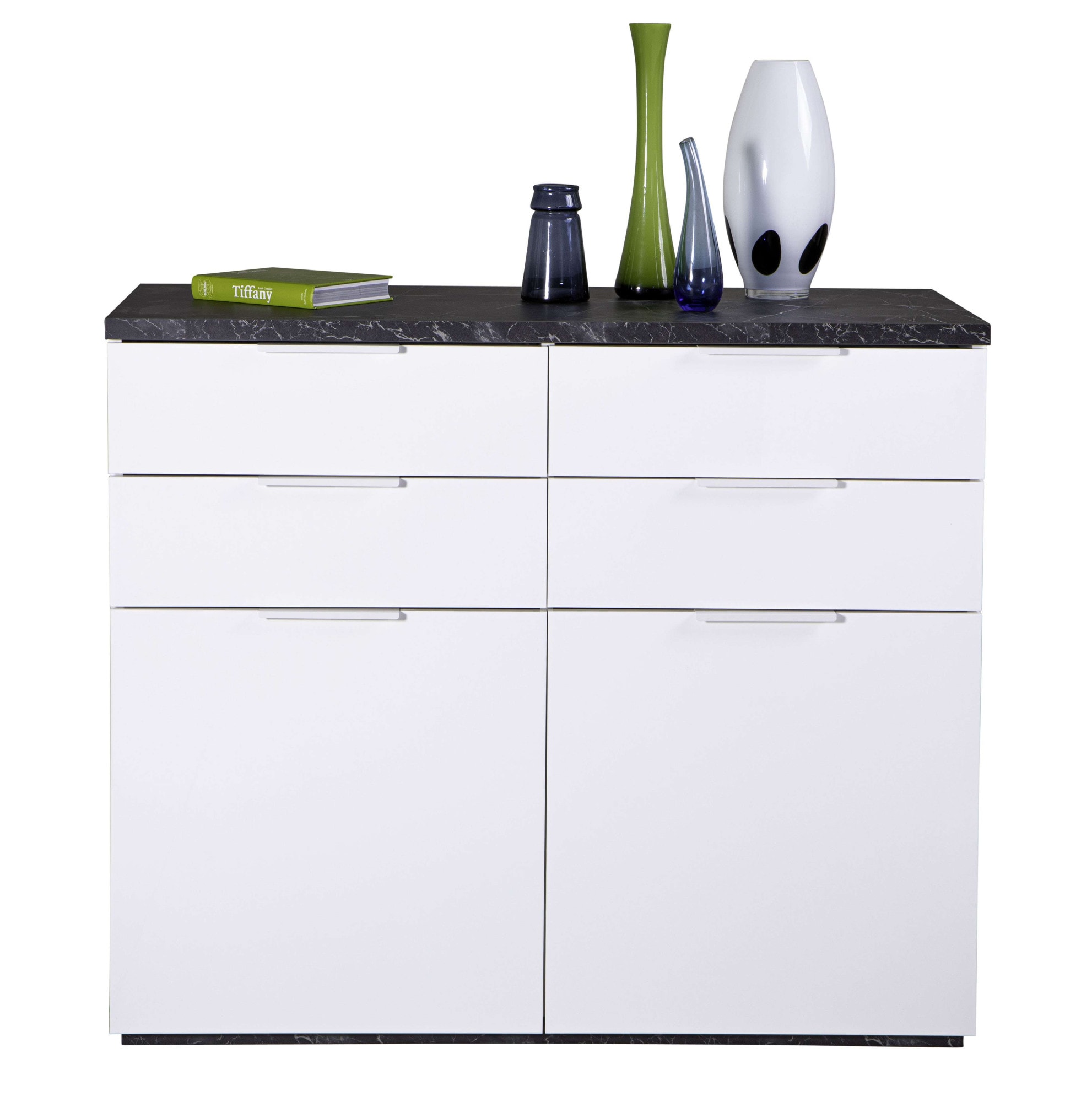 Composad Sideboard »Mundi, Lowboard, TV-Board, TV-Kommode, Fernsehschrank«, (1 St.), mit Schubladen und Türen in Hochglanz lackiert, in 2 Breiten