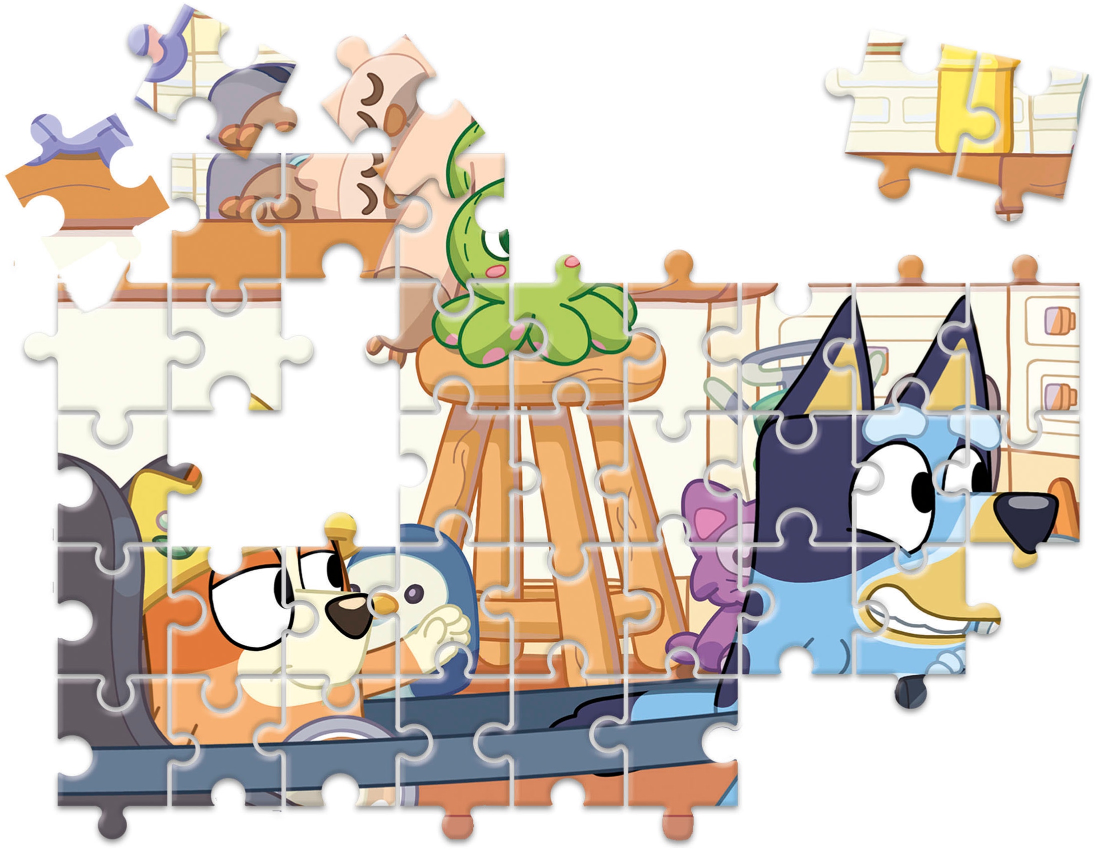Clementoni® Puzzle »Edukit, 4n1, Bluey«, Made in Europe