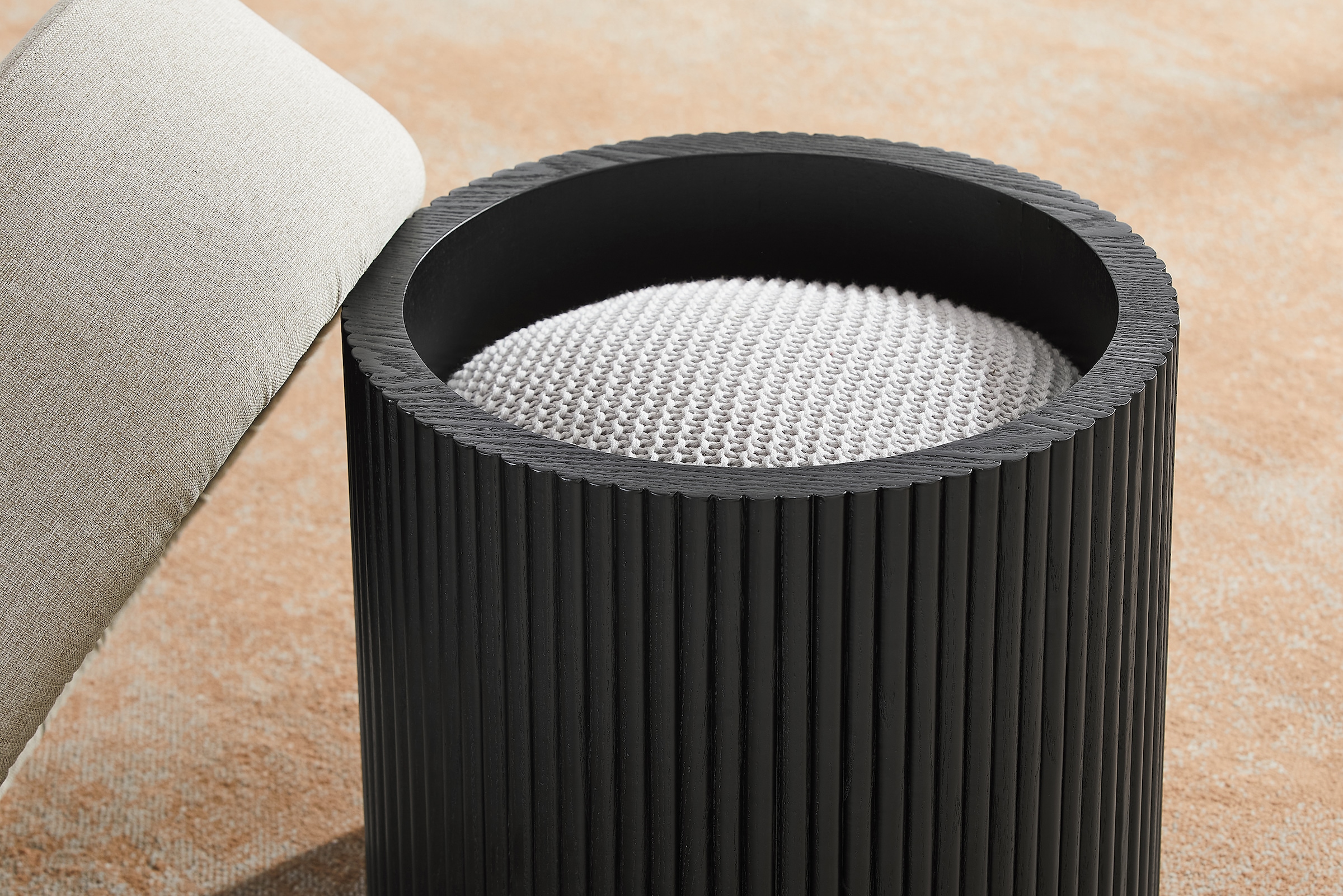 SalesFever Stauraumhocker, (1 St.), mit abnehmbarer Sitzfläche