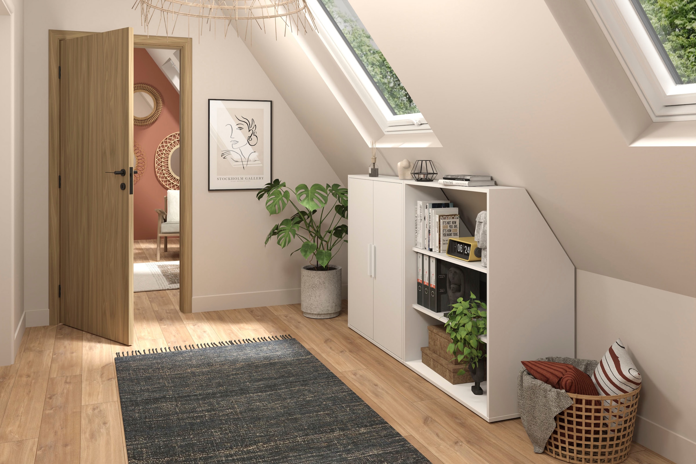 Gami Kleiderschrank »UNDER« Schrägschrank mit einer Tür