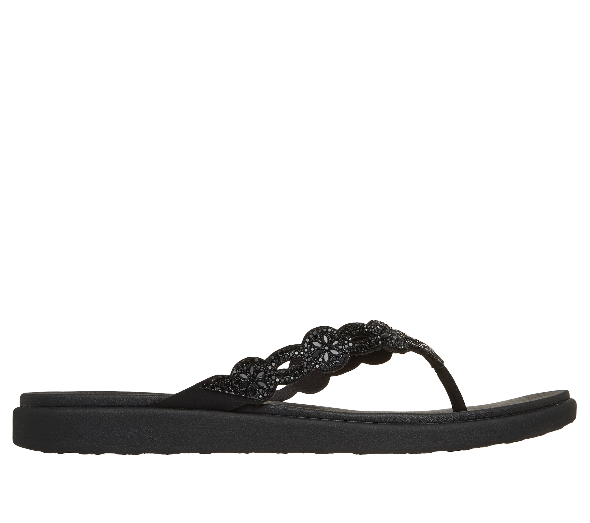 Skechers Zehentrenner »MEDITATION LUXE«  Strandschuh, Sommerschuh, Badeschuh mit Schmucksteinchen