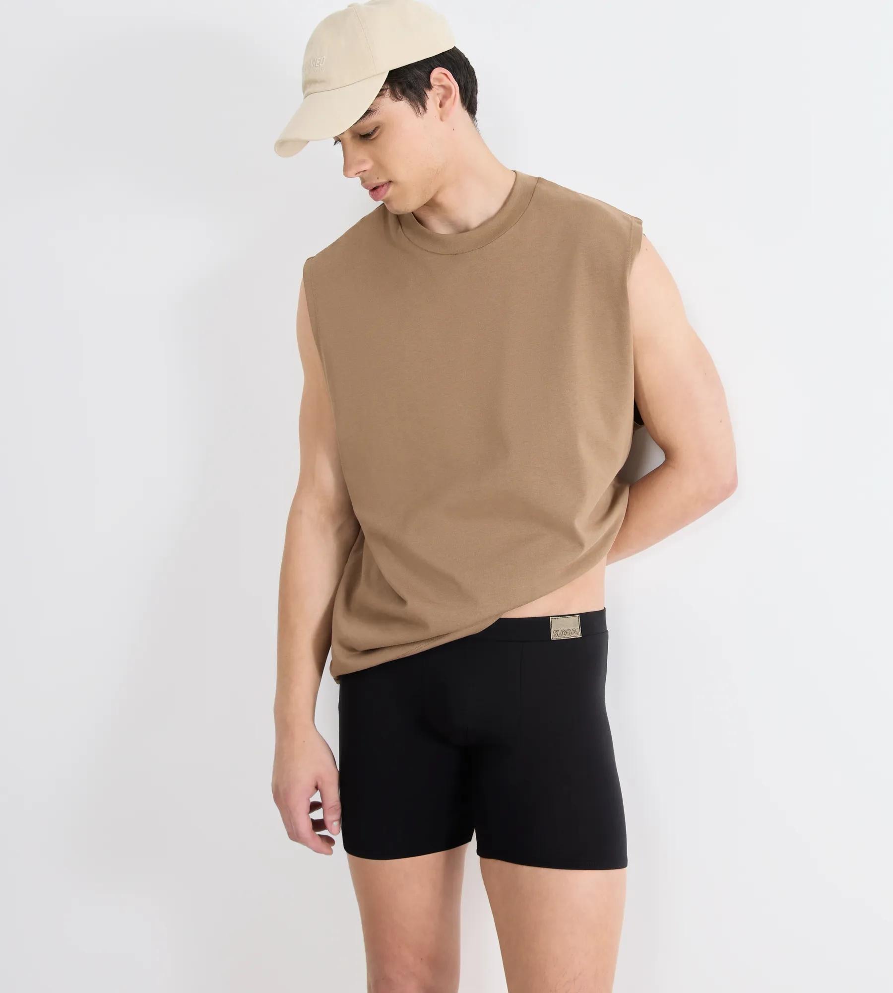 sloggi Boxershorts »Men GO Natural« mit langem Bein, eng anliegend, ohne Eingriff