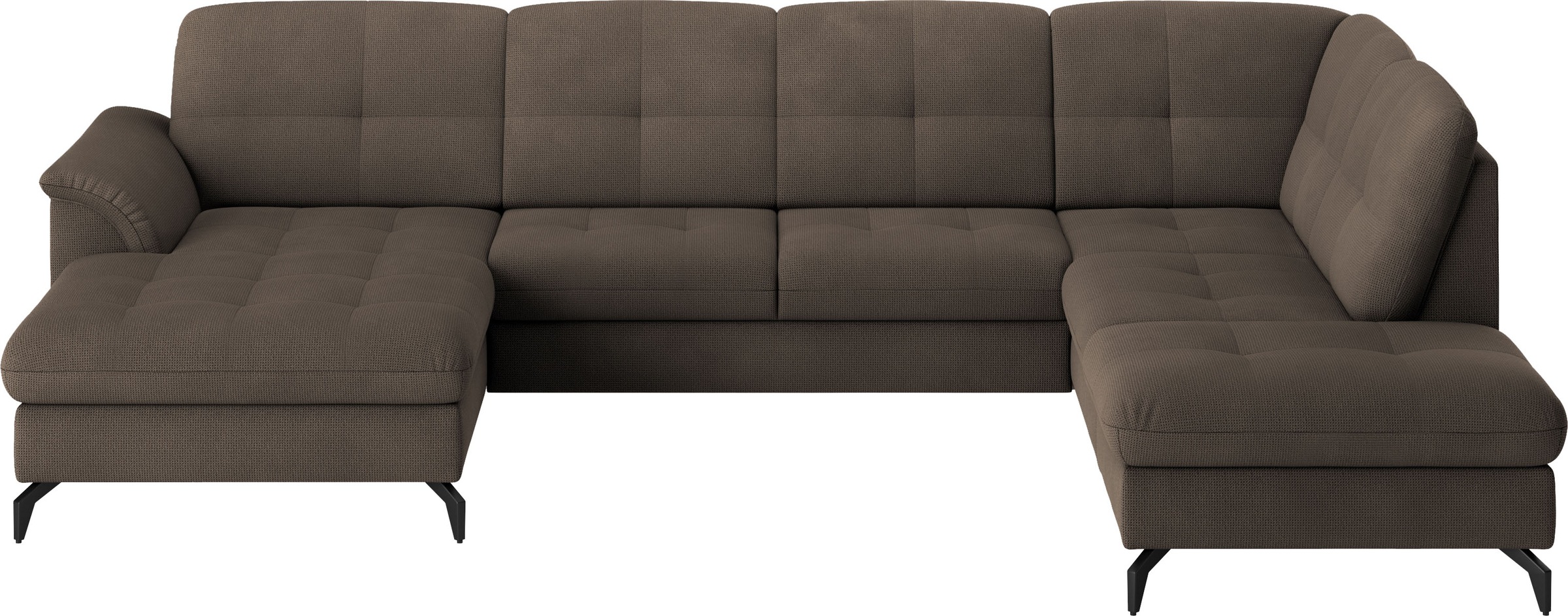 sit&more Wohnlandschaft »Zora U-Form«, wahlweise mit Bettfunktion und Bettkasten