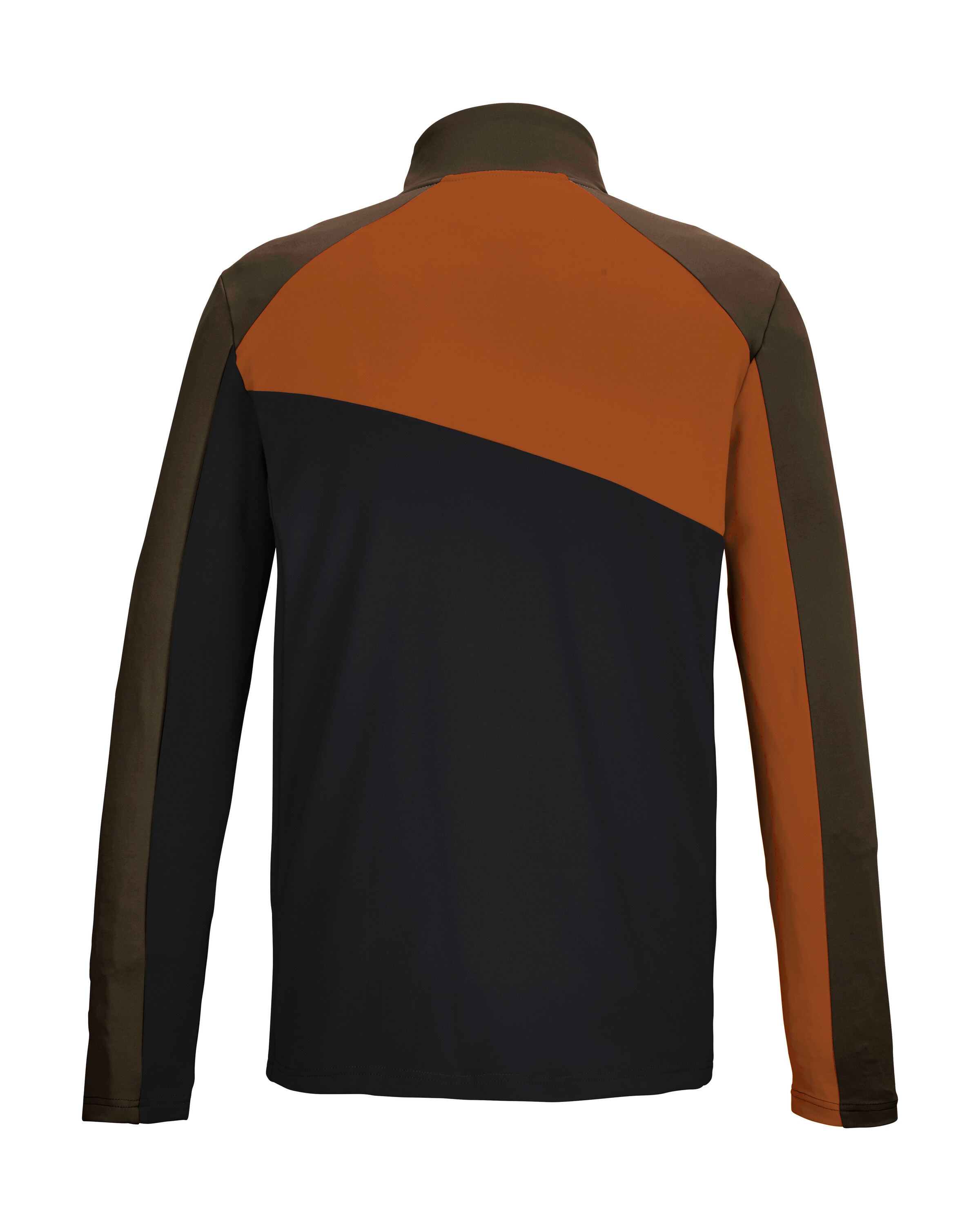 Killtec Langarmshirt »KSW 316 MN LS SHRT«, Funktionsshirt mit Stehkragen, Stretch, Reißverschluss und Kinnschutz
