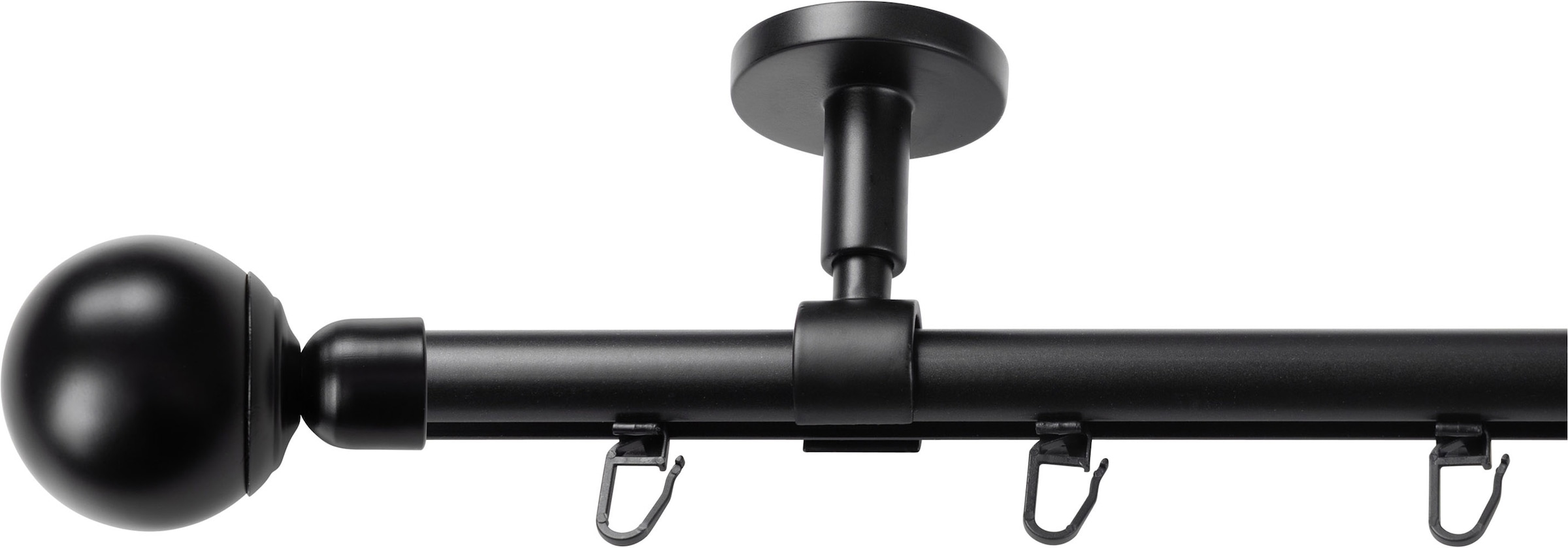 SN DECO GROUP Gardinenstange »Gardinenstange Innenlauf Reims Ø 19 mm, 1-läufig, Fixmaß, verschraubt« Ø 19 mm Fixmaß;kürzbar