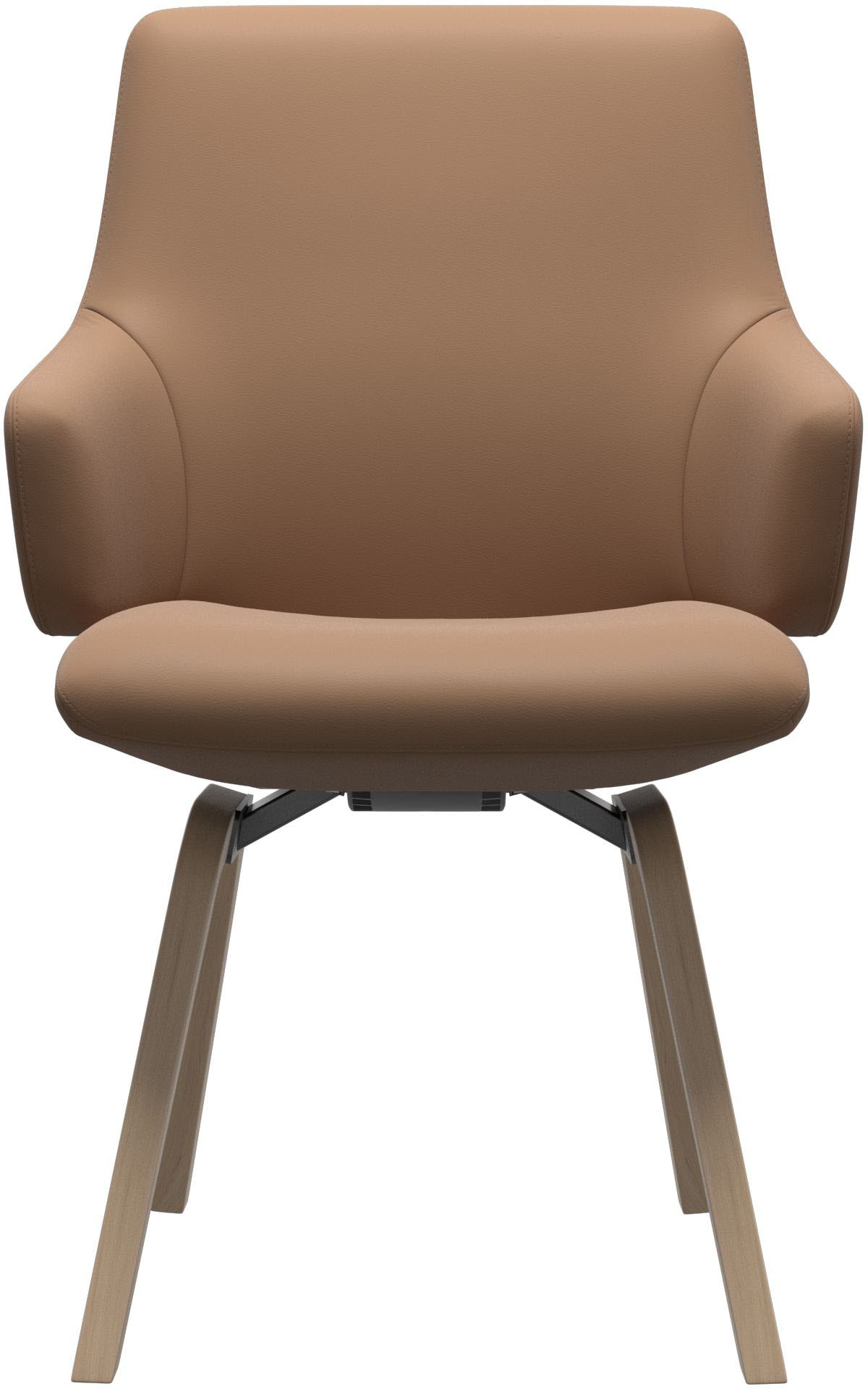 Stressless® Polsterstuhl »Laurel«, Leder BATICK, Low Back mit Armlehne, Größe L, mit schräggestellten Beinen in Eiche