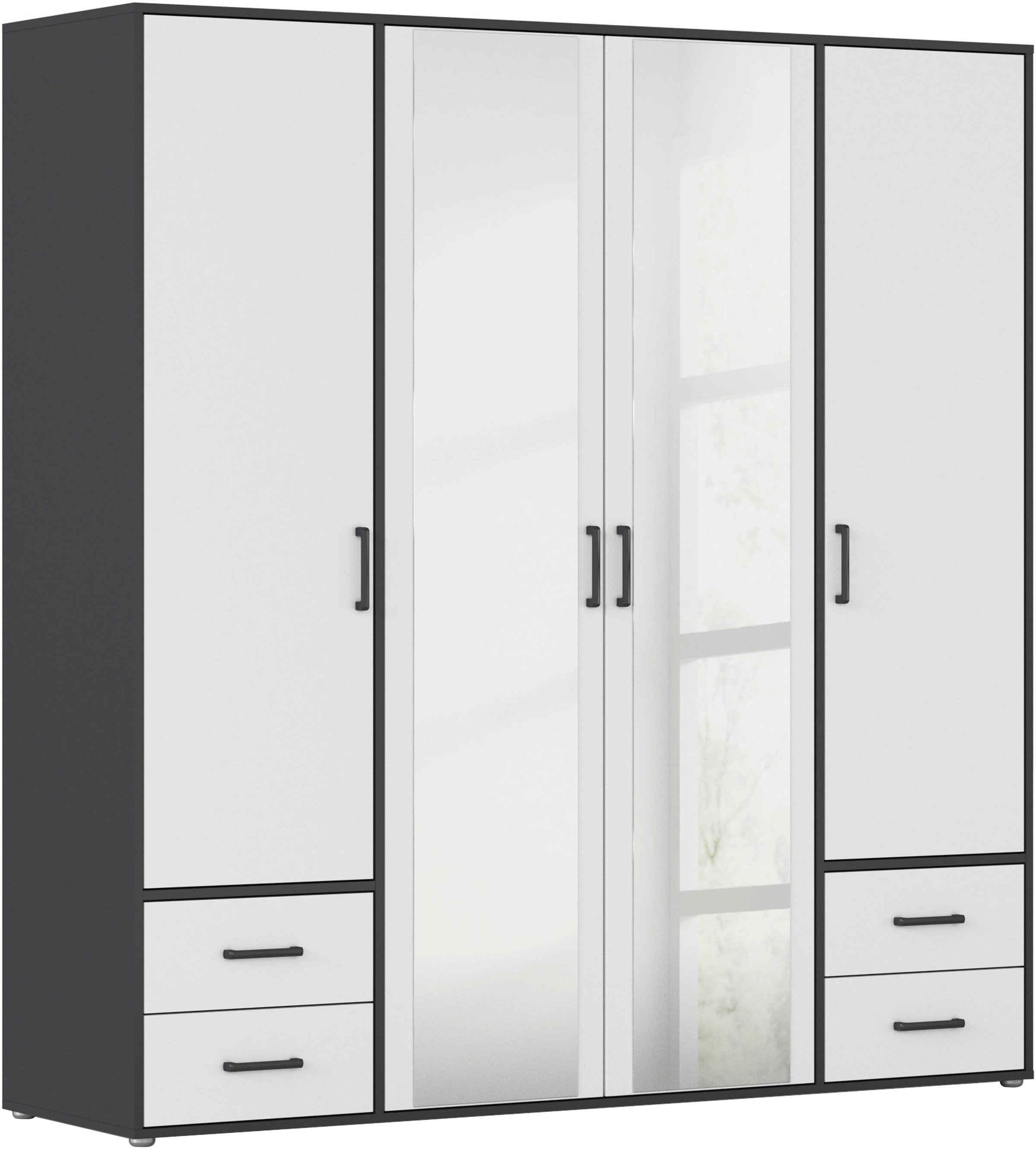 rauch Drehtürenschrank »Kleiderschrank Schrank Garderobe Wäscheschrank VOYA günstig online kaufen