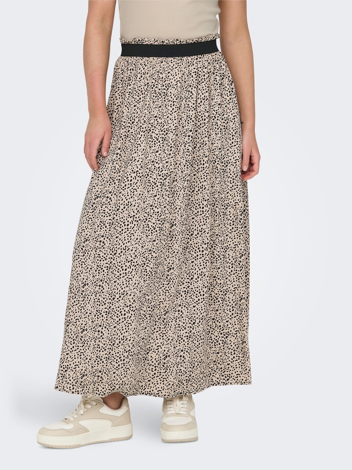 ONLY Maxirock »ONLVENEDIG AOP LIFE LONG SKIRT« Viskose, wadenlang