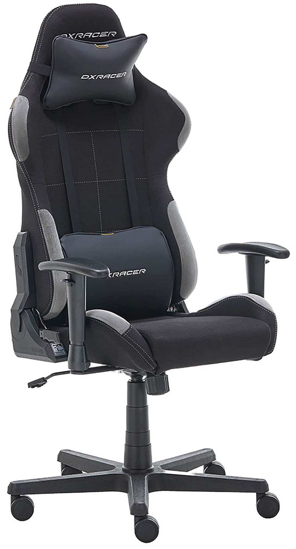 MCA FURNITURE Gaming-Stuhl »DX Racer Formula Gamingchair« (Set) 1 Stk.Gaming, Racing, Design, Lordose, Kissen, Armlehne, drehbar, verstellbar schwarz
