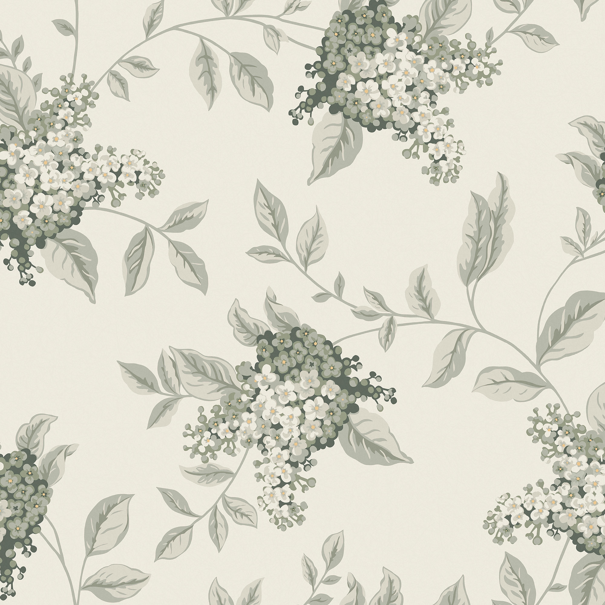 LAURA ASHLEY Vliestapete »Portland Fern« geblümt glatt 10mx52cm (ca. 5m2)