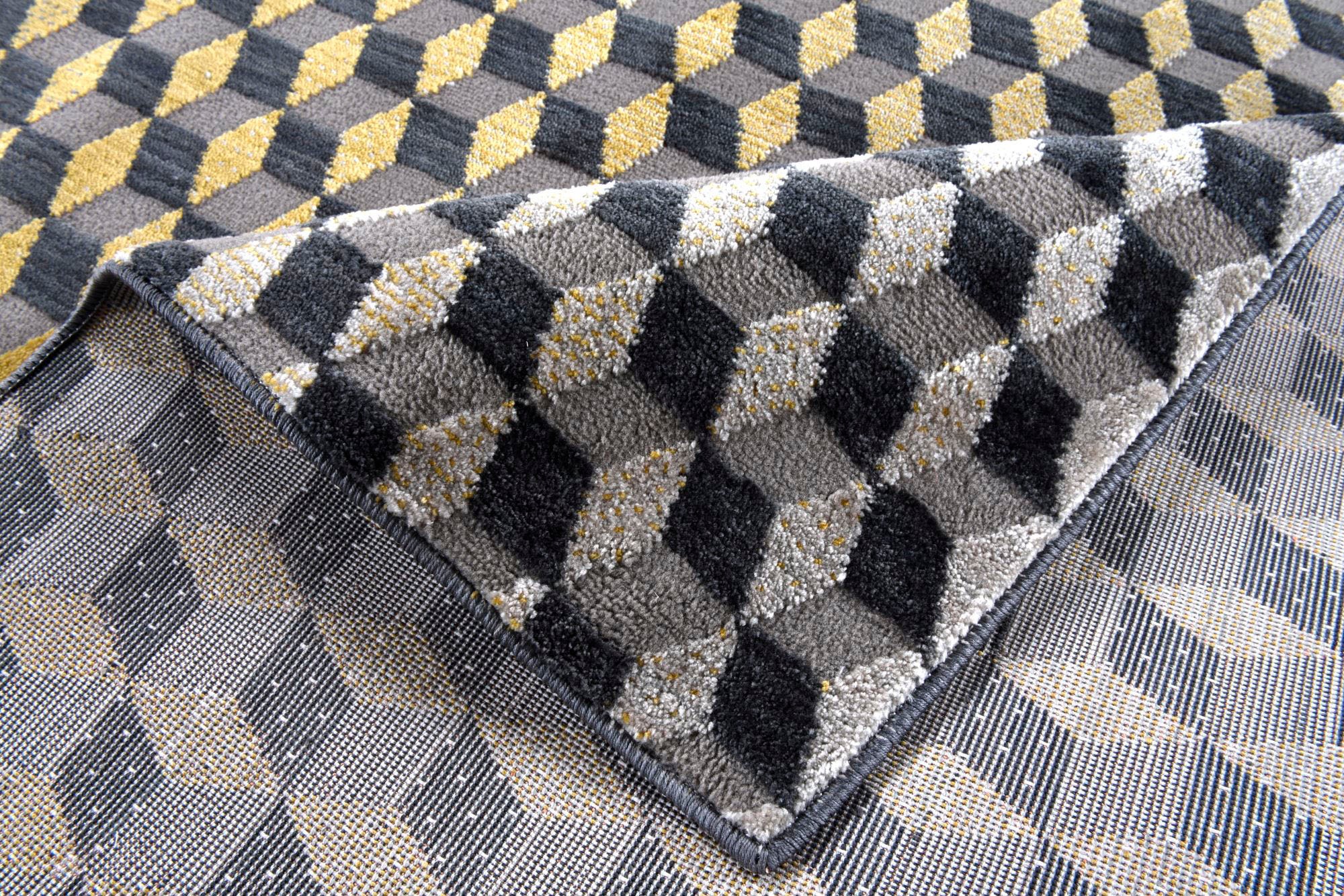 Gino Falcone Teppich »Fabiana 28«, rechteckig, 9 mm Höhe, modernes geometrisches 3D-Design, ideal im Wohnzimmer & Schlafzimmer