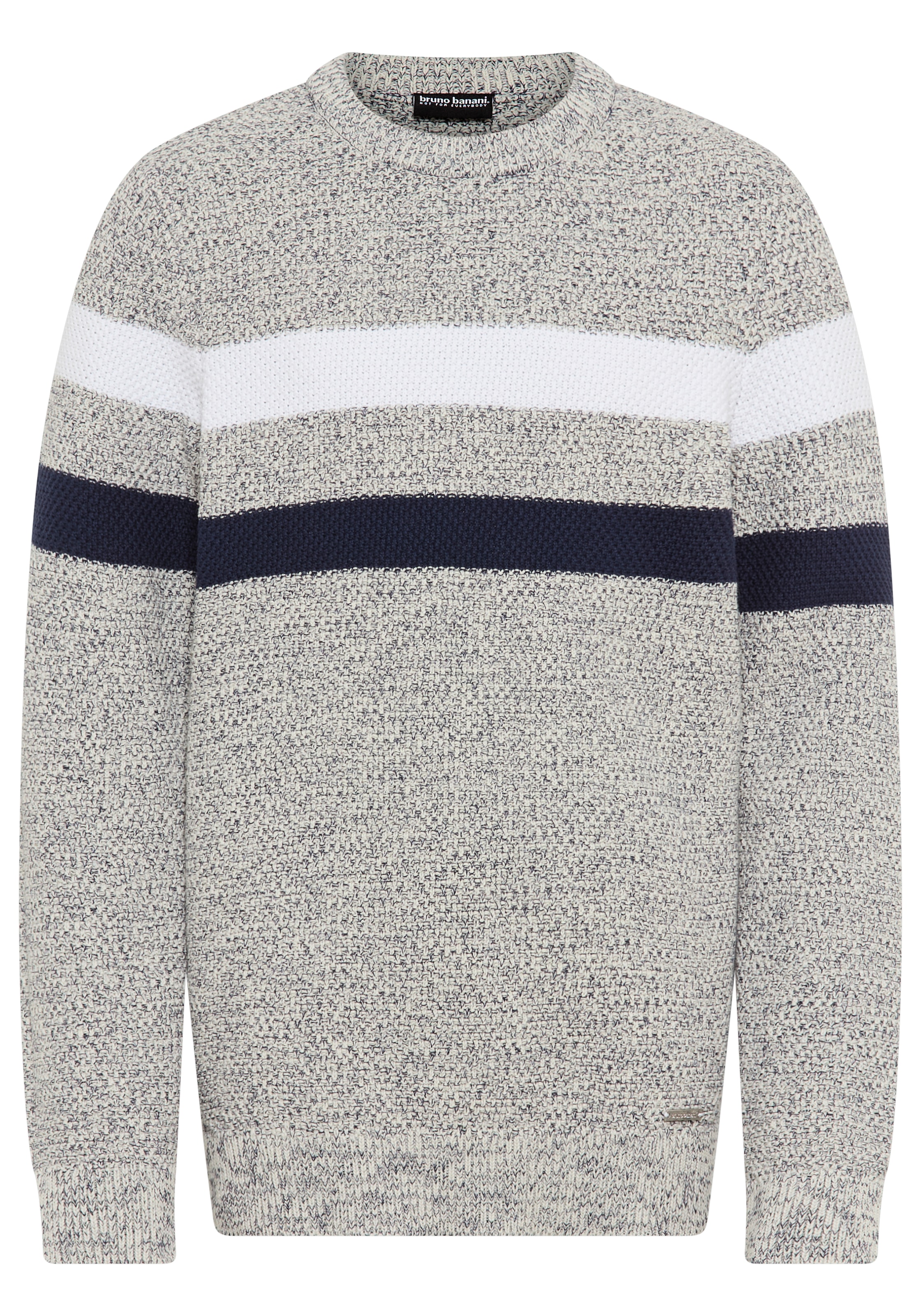 Bruno Banani Strickpullover »Ringelpullover«, NEU: BRUNO BANANI für TEENS! Pullover in Melangeware