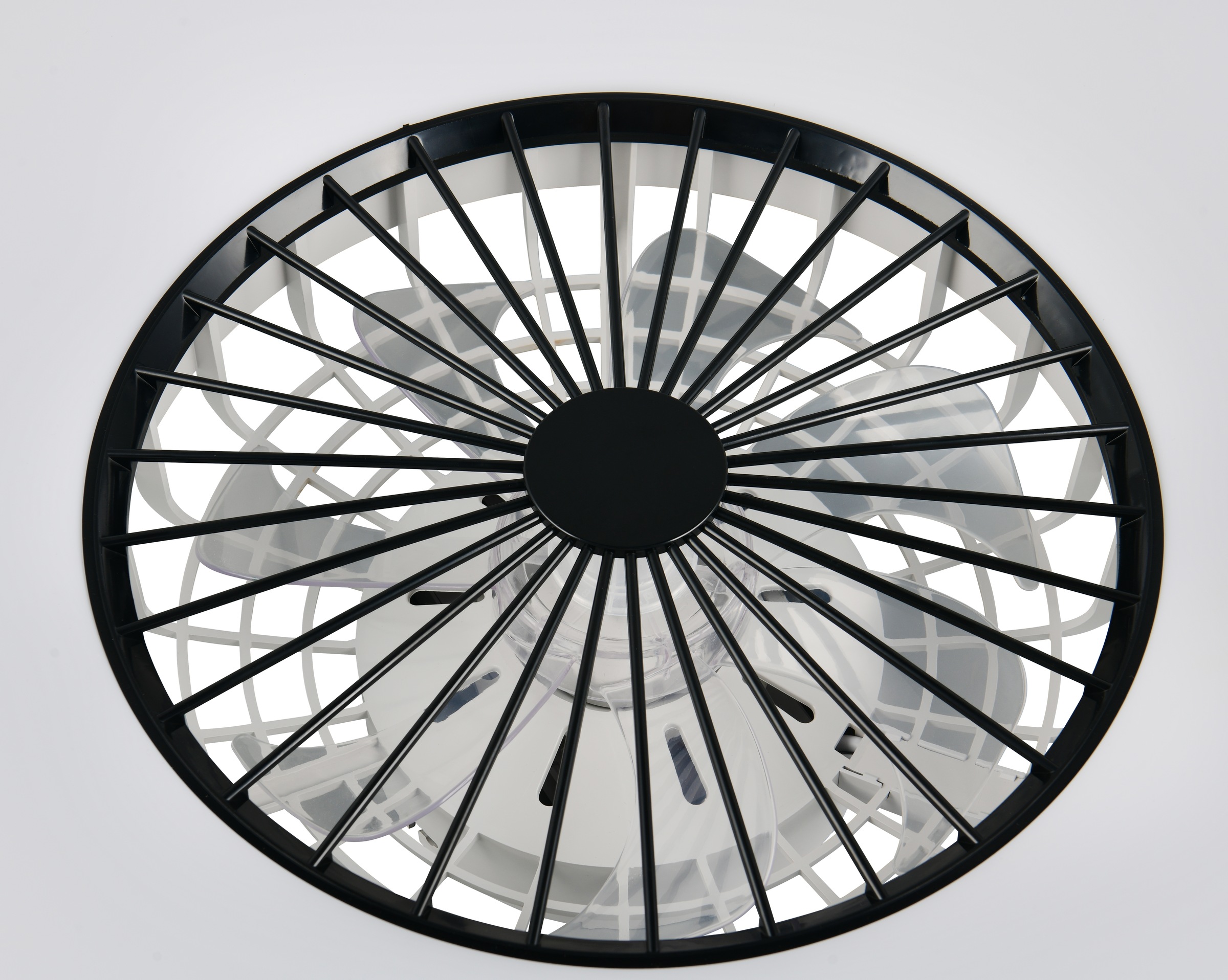 REALITY Leuchten LED Deckenleuchte »SVAERHOLT mit Ventilator, großer Deckenventilator Ø 60cm mit RGB Licht« LED-Board 1 Stk. RGB | warmweiß - kaltweiß 5-Stufen Ventilator Fernbedienung RGB Farbwechsel 4500 Lumen CCT
