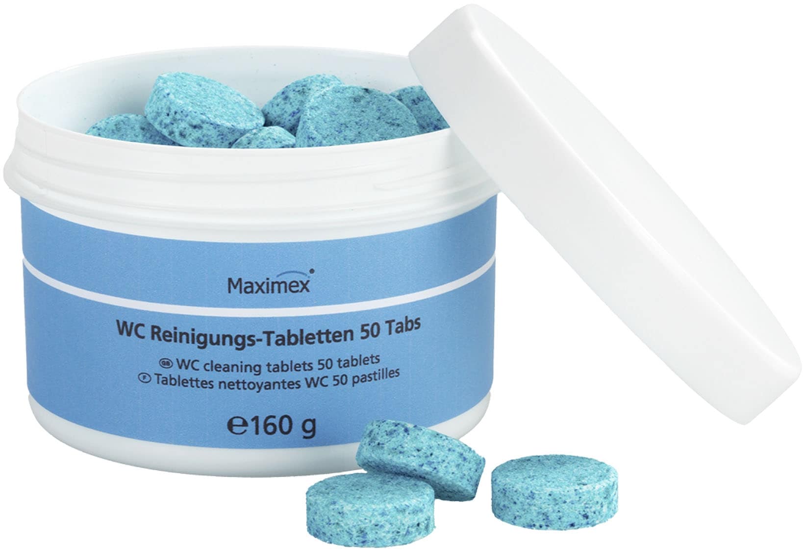 Maximex WC-Reiniger »WC-Reinigungstabletten« hochaktiv, stark gegen Urin, Kalk, Rost und Verfärbungen