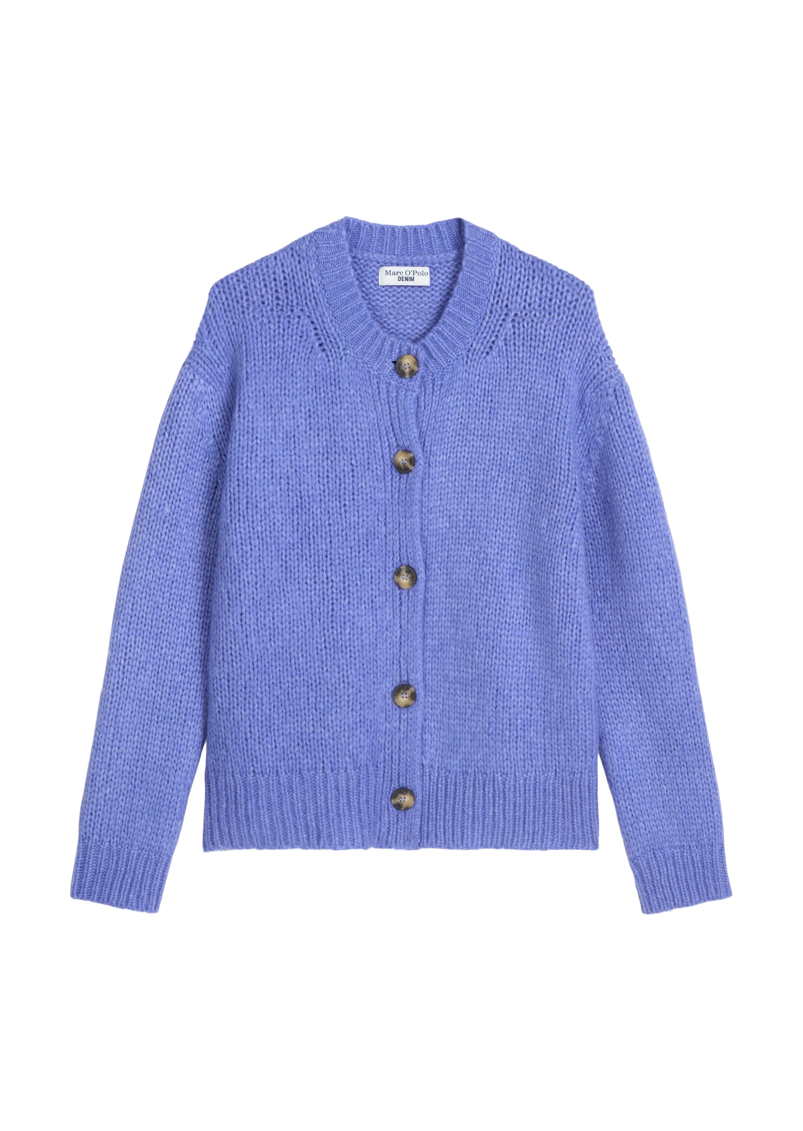 Marc O'Polo DENIM Cardigan »relaxed«, aus kuschligem Schurwolle-Alpakawolle-Mix