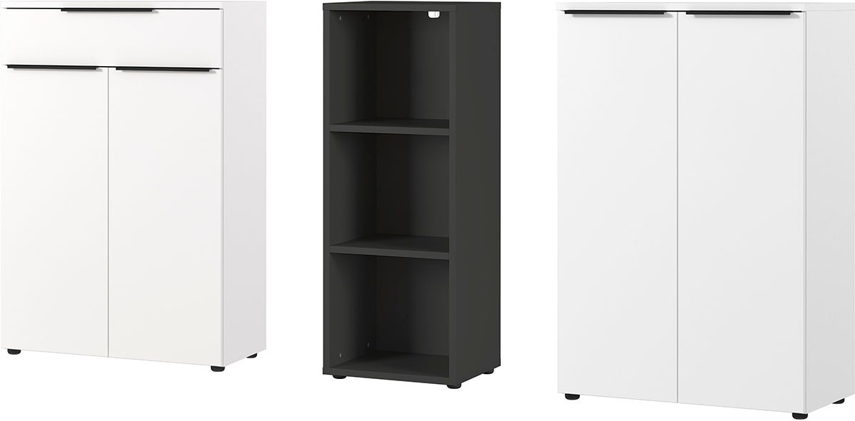 GERMANIA Büromöbel-Set »Mailand« 3 Stk. tlg. inkl. 2 Aktenschränken und Akt günstig online kaufen