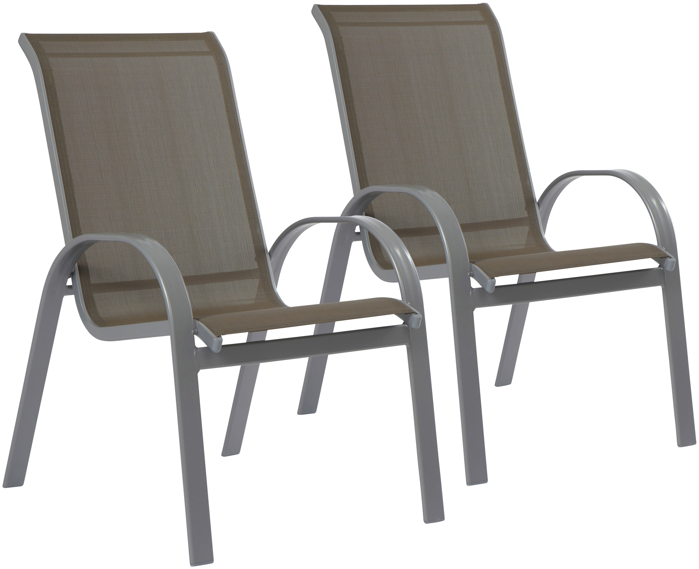 MERXX Garten-Essgruppe »Amalfi« 6x Stapelsessel, 1x Ausziehtisch 140(200)x9 günstig online kaufen