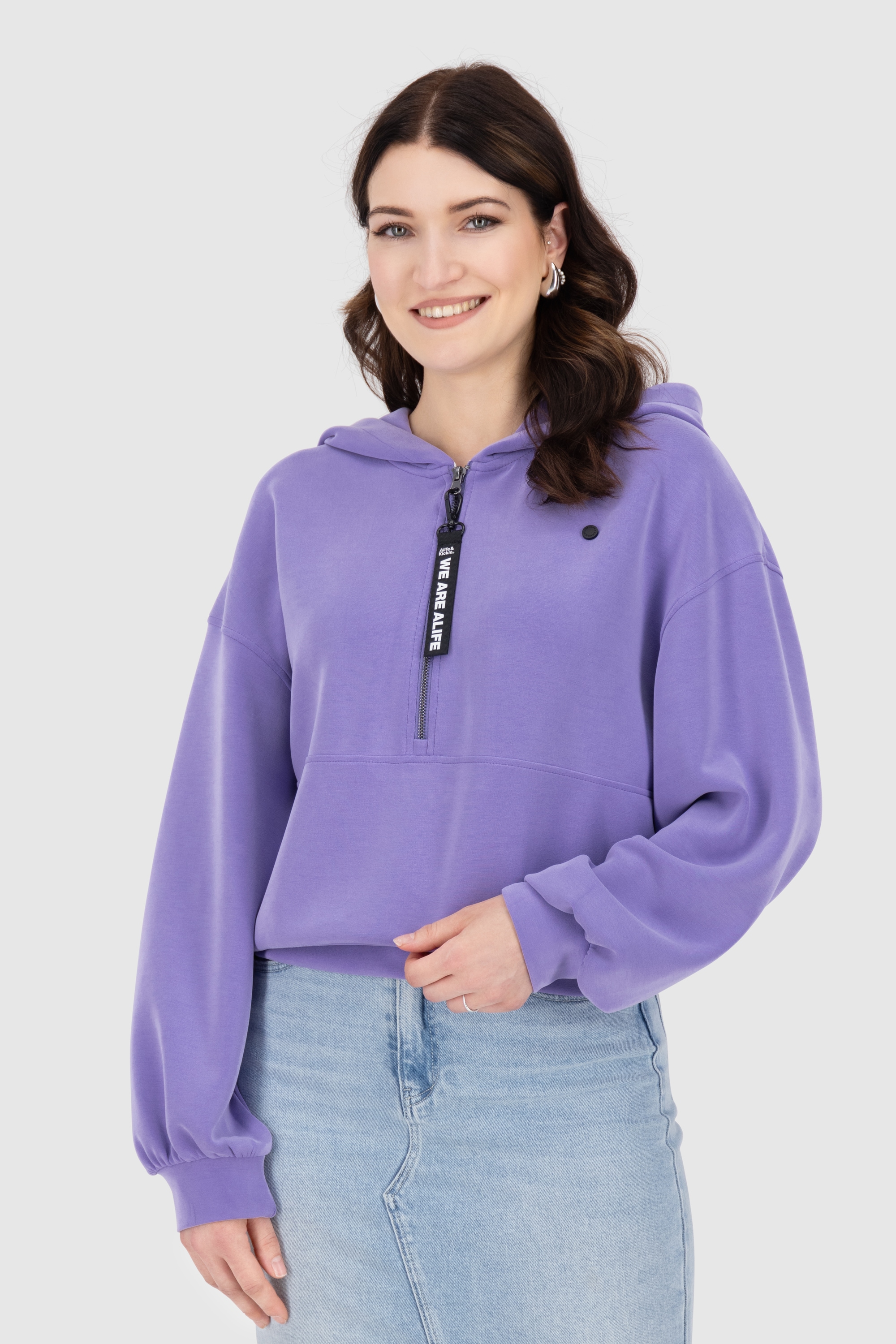 Alife & Kickin Kapuzensweatshirt »Damen FlaviaAK N«, Supersofter Hoodie Kapuzenpullover, Pullover mit Kapuze