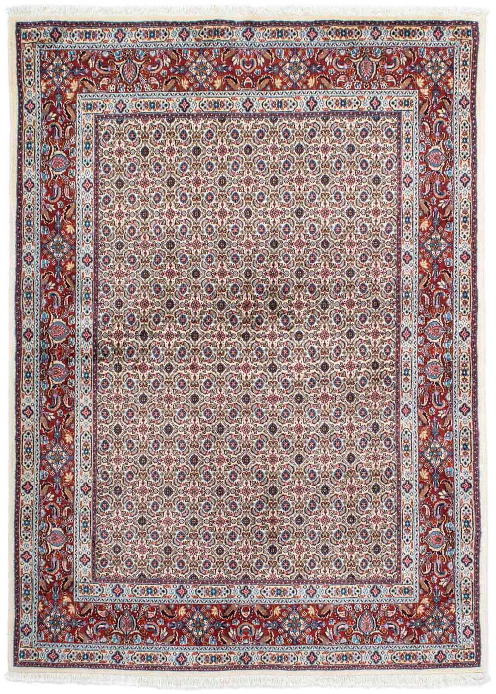 morgenland Wollteppich »Sarough Blumenmuster Blu scuro 300 x 248 cm«, recht günstig online kaufen