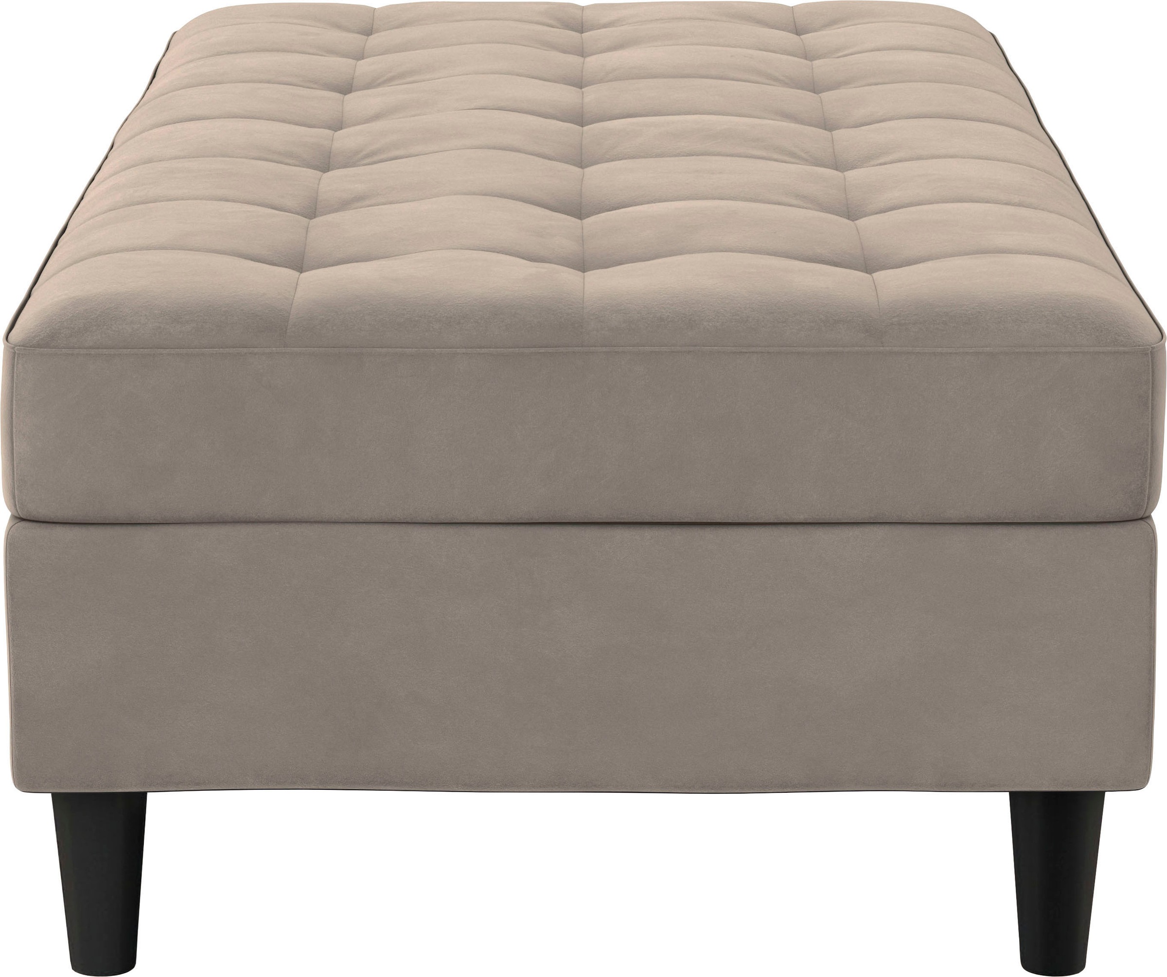 Dorel Home Stauraumhocker »Presley«, Polsterhocker mit Stauraum, frei im Raum stellbar, Sitzhöhe 43 cm