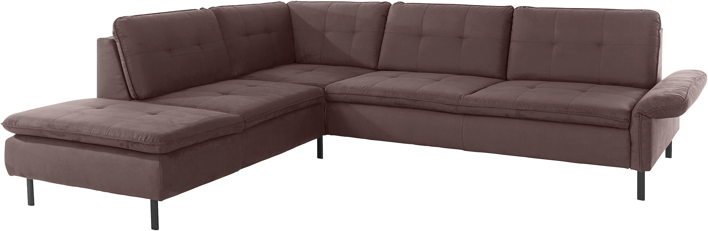 INOSIGN Ecksofa »Birkholm L-Form«, Armlehnverstellung, auch in Easy Clean Bezug - mit Wasser zu reinigen