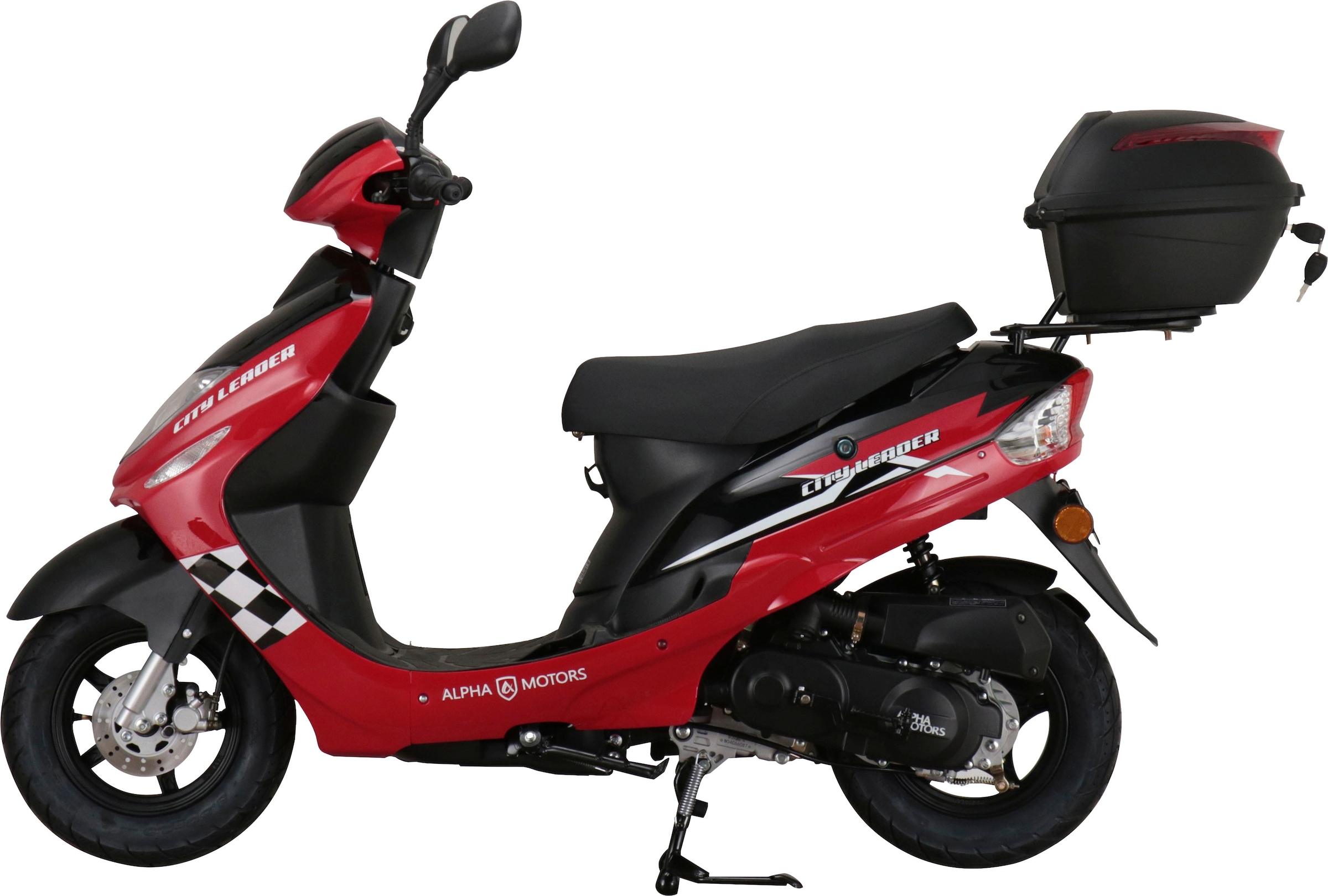Alpha Motors Motorroller »CityLeader«, 50 cm³, 25 km/h, Euro 5, 2,72 PS, inkl. Topcase