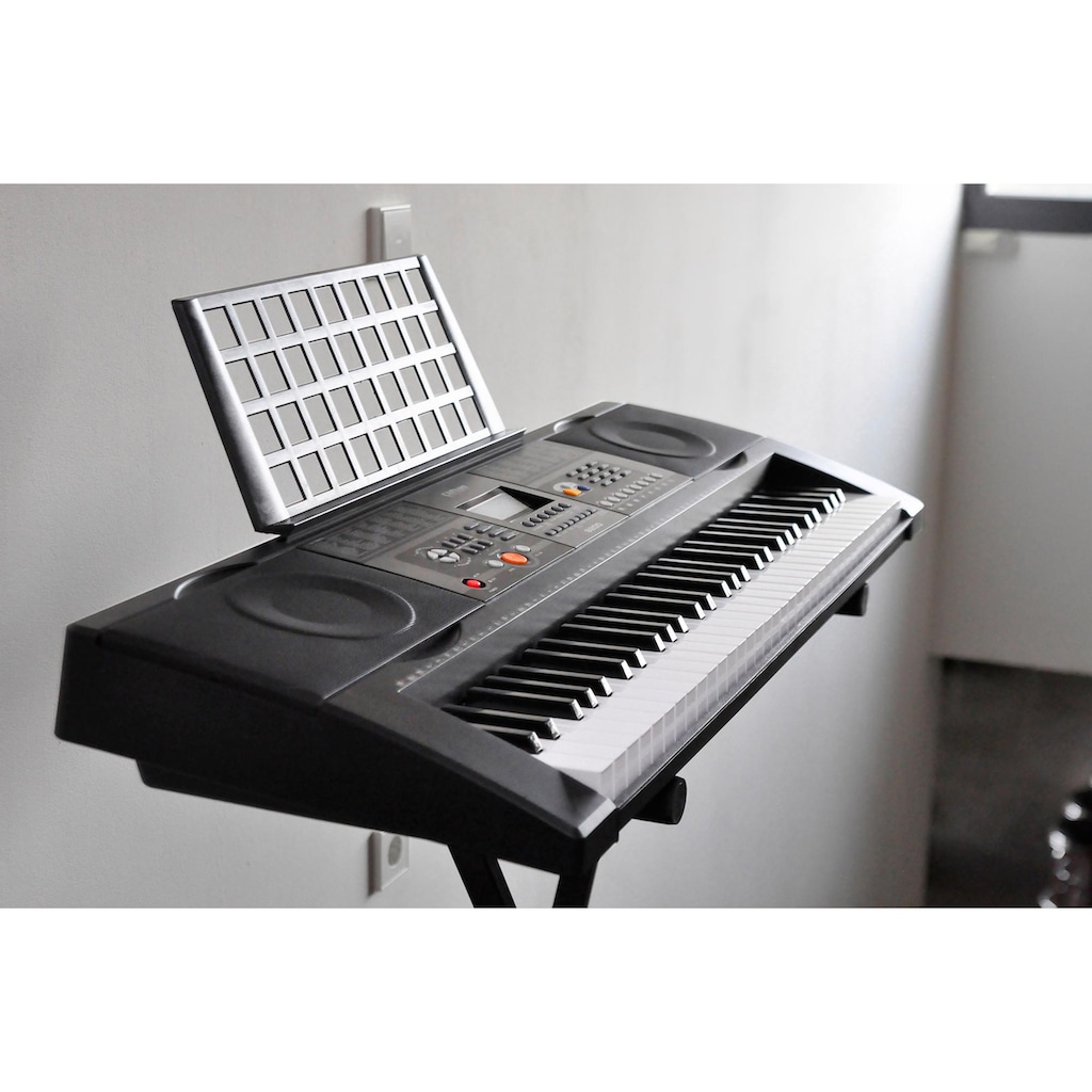 Clifton Home-Keyboard »61-Tasten Keyboard mit LC-Display«, (Set)