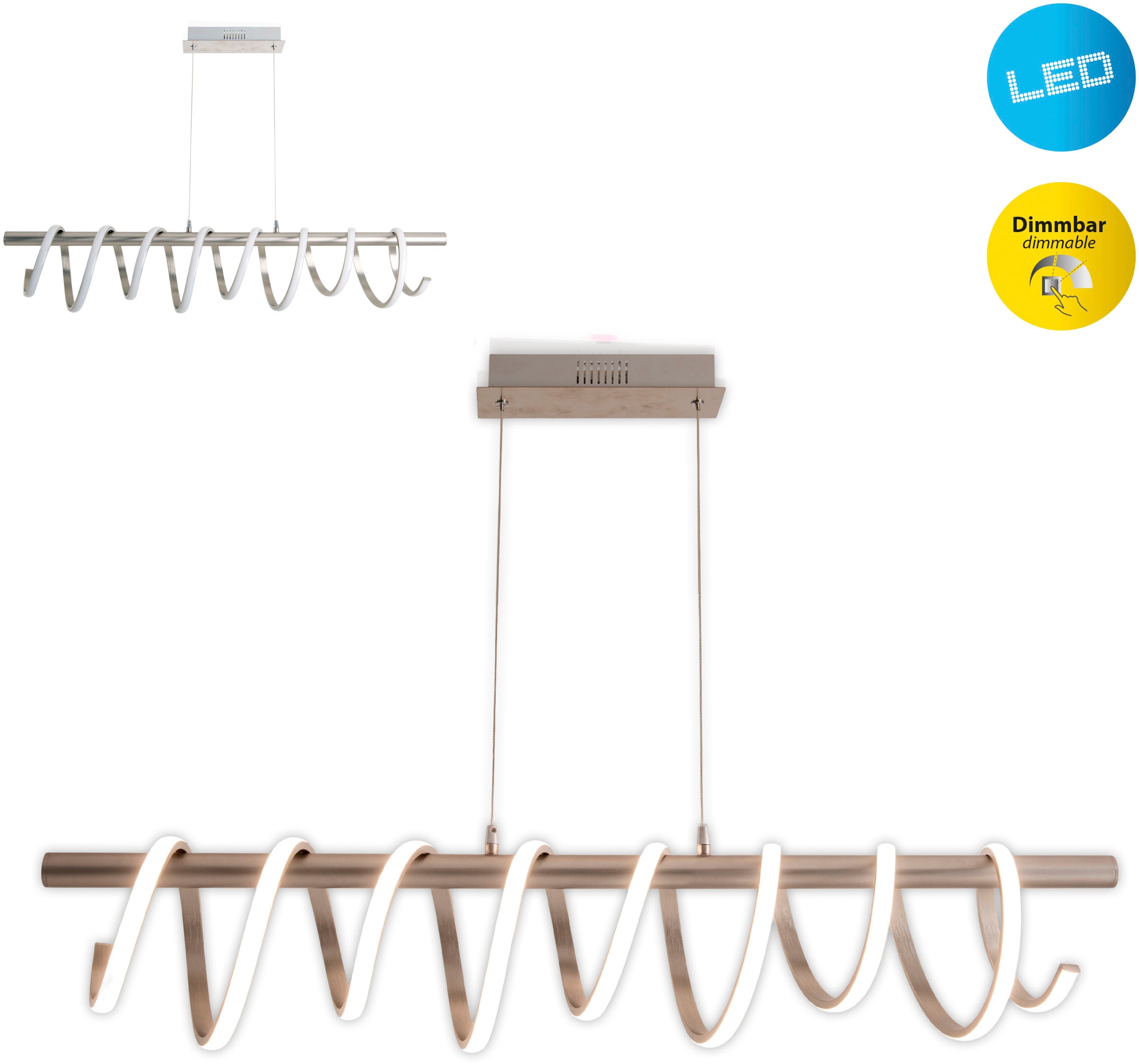 näve LED Pendelleuchte »Belleza«, 1 flammig, Leuchtmittel LED-Modul   LED f günstig online kaufen