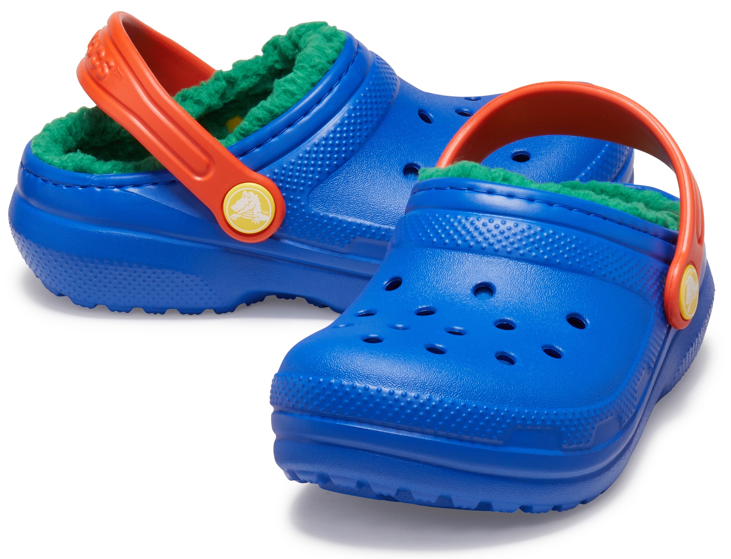 Crocs Hausschuh »Classic Lined Clog K«, Winterschuh, Pantoffel mit Fersenriemen